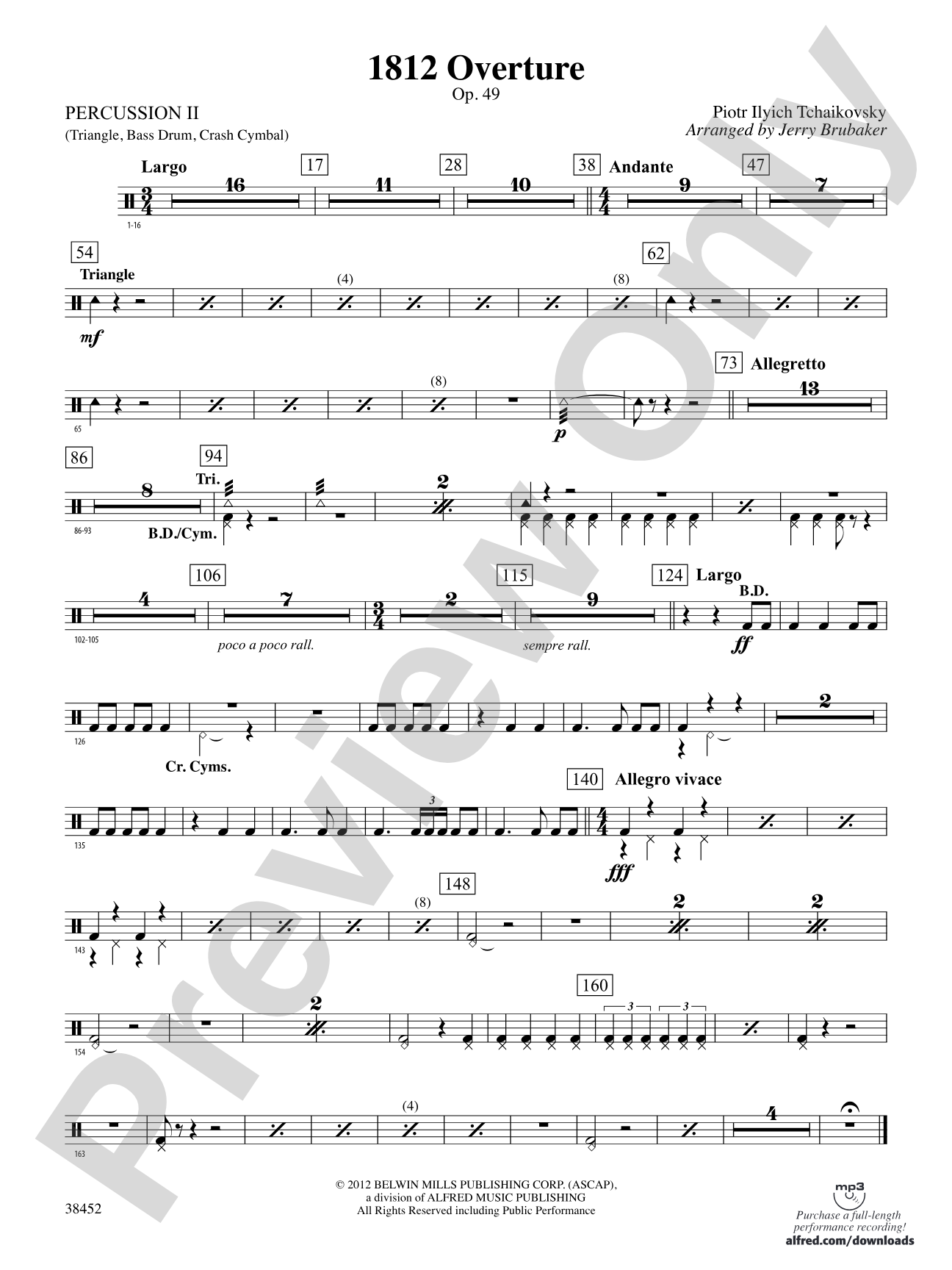 1812 Overture: 2nd Percussion