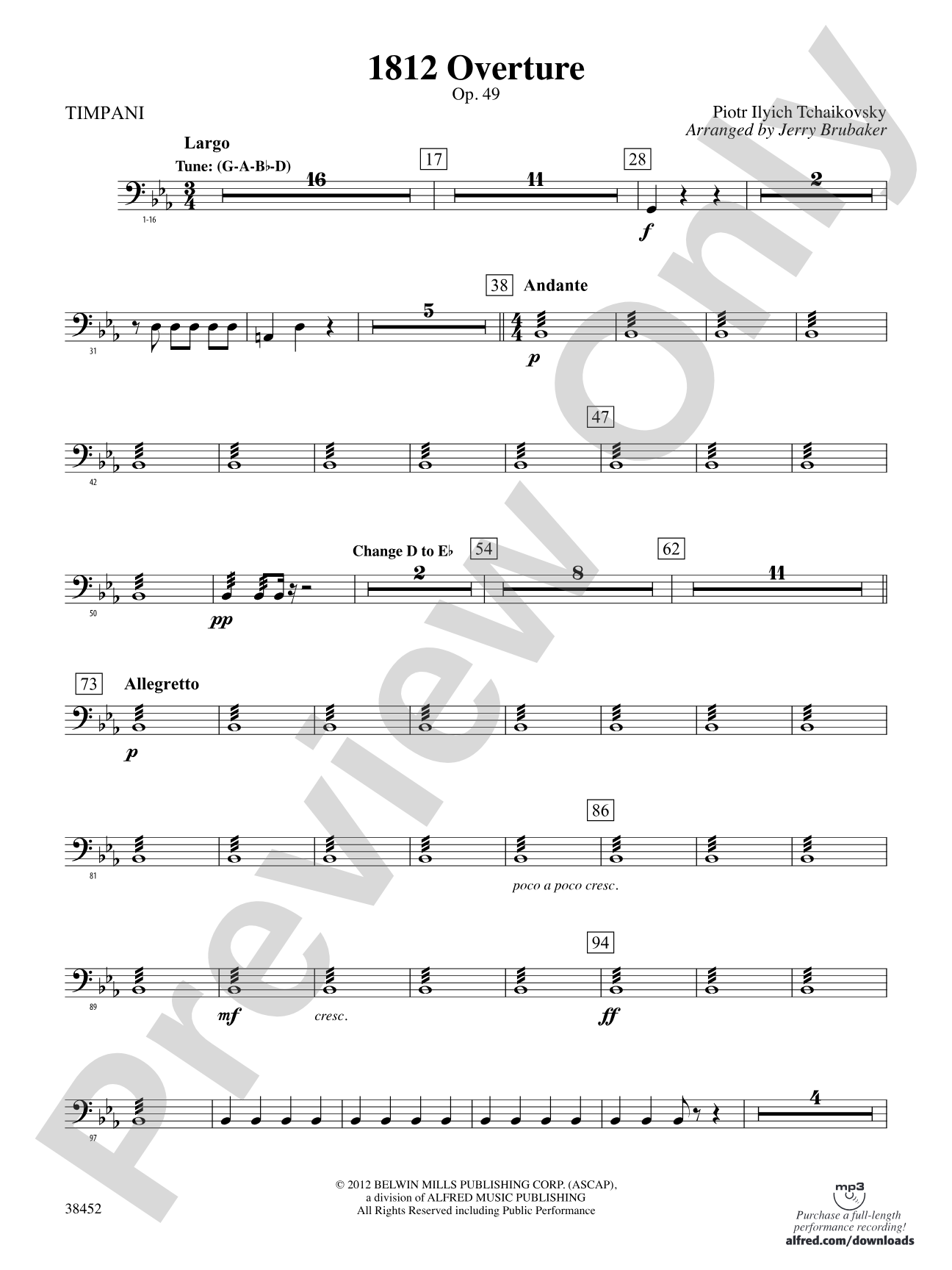 1812 Overture: Timpani