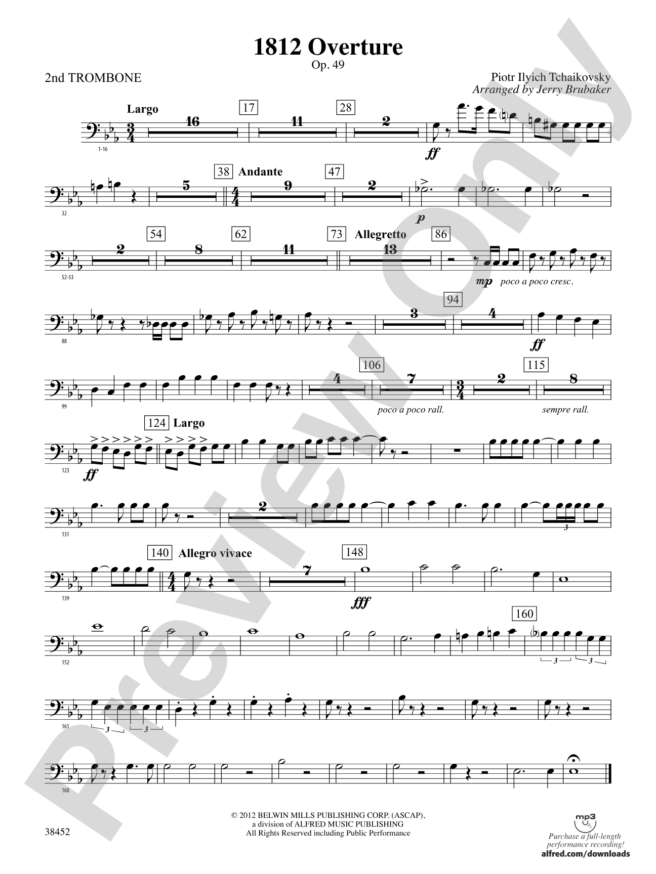 1812 Overture: 2nd Trombone