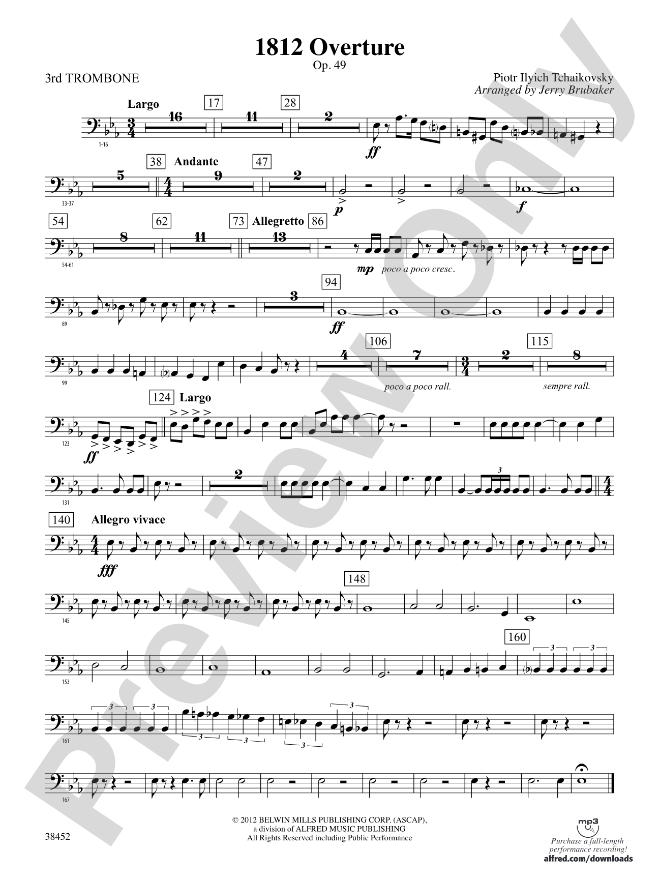 1812 Overture: 3rd Trombone