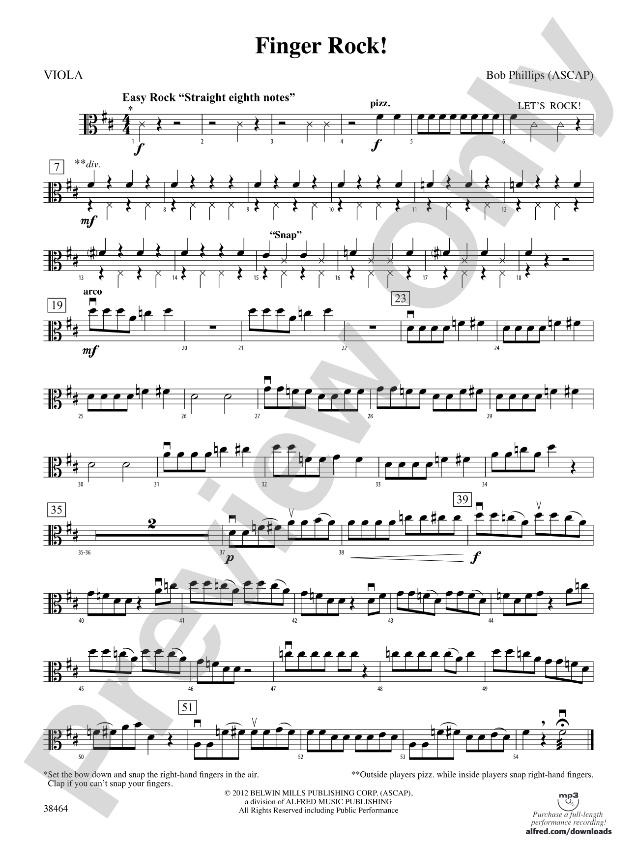 Finger Rock!: Viola