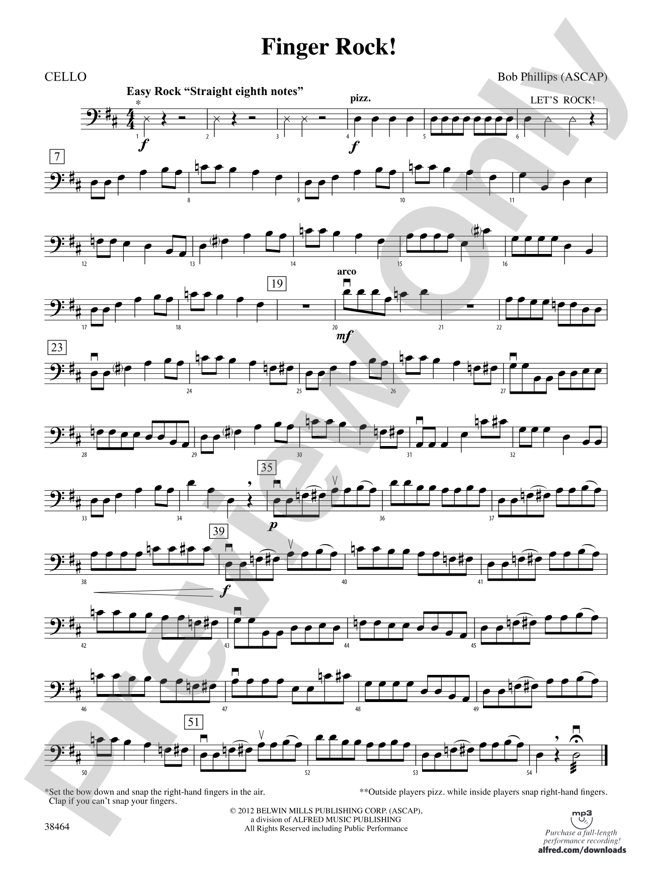 Finger Rock!: Cello