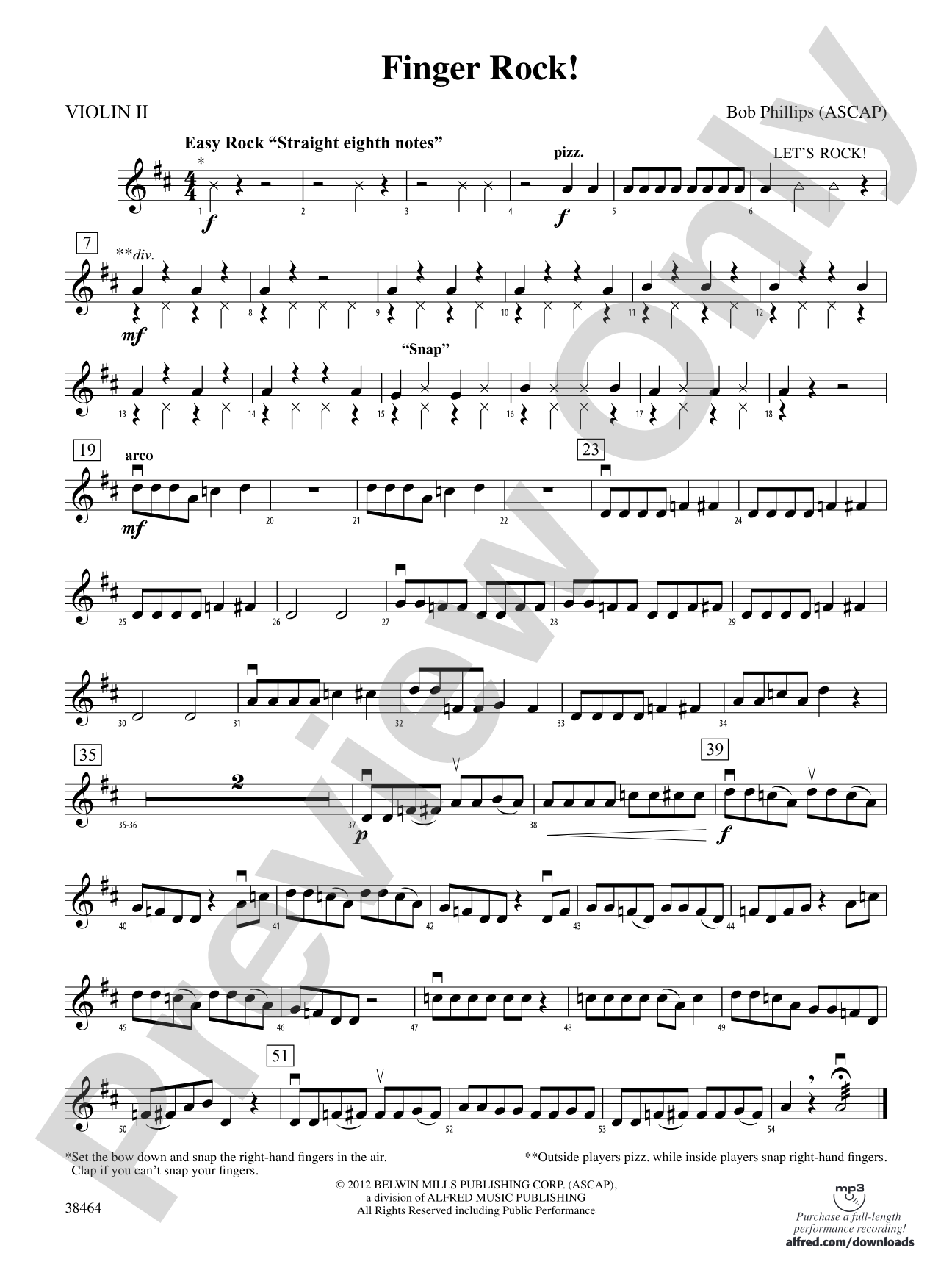 Finger Rock!: 2nd Violin