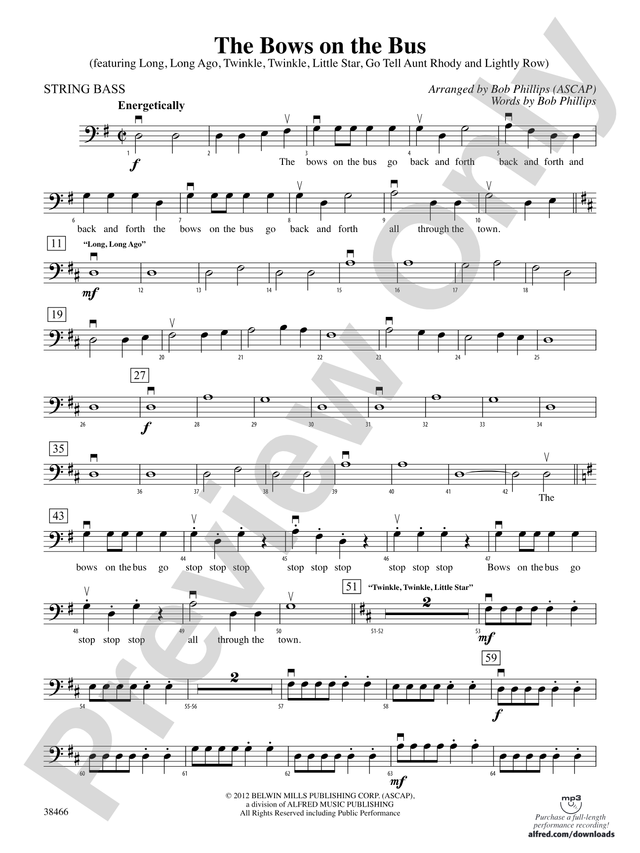 The Bows on the Bus: String Bass