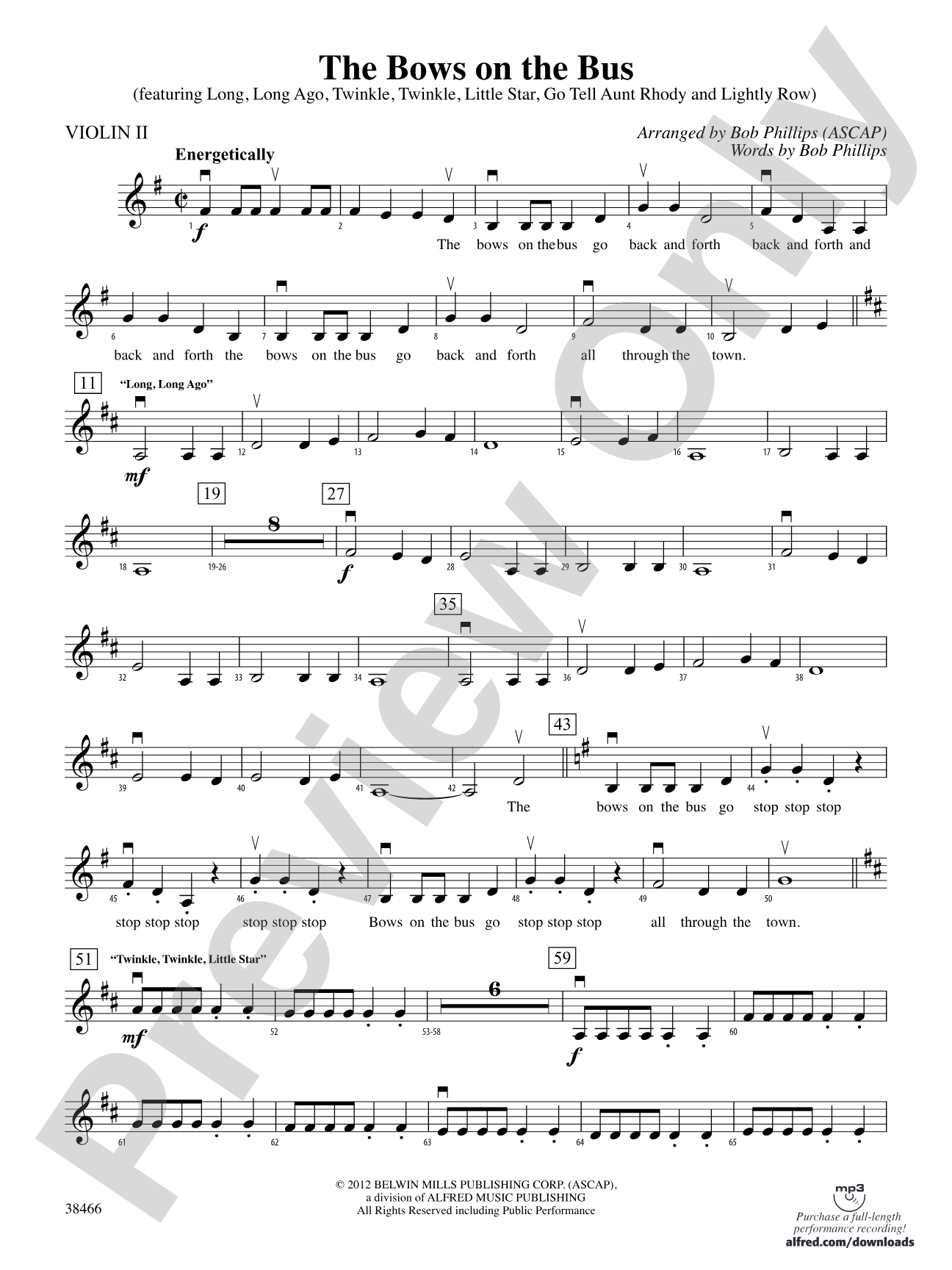 The Bows on the Bus: 2nd Violin