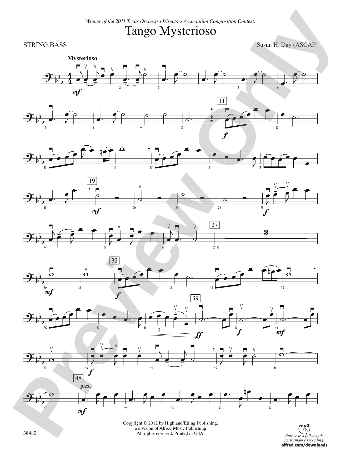 Tango Mysterioso: String Bass