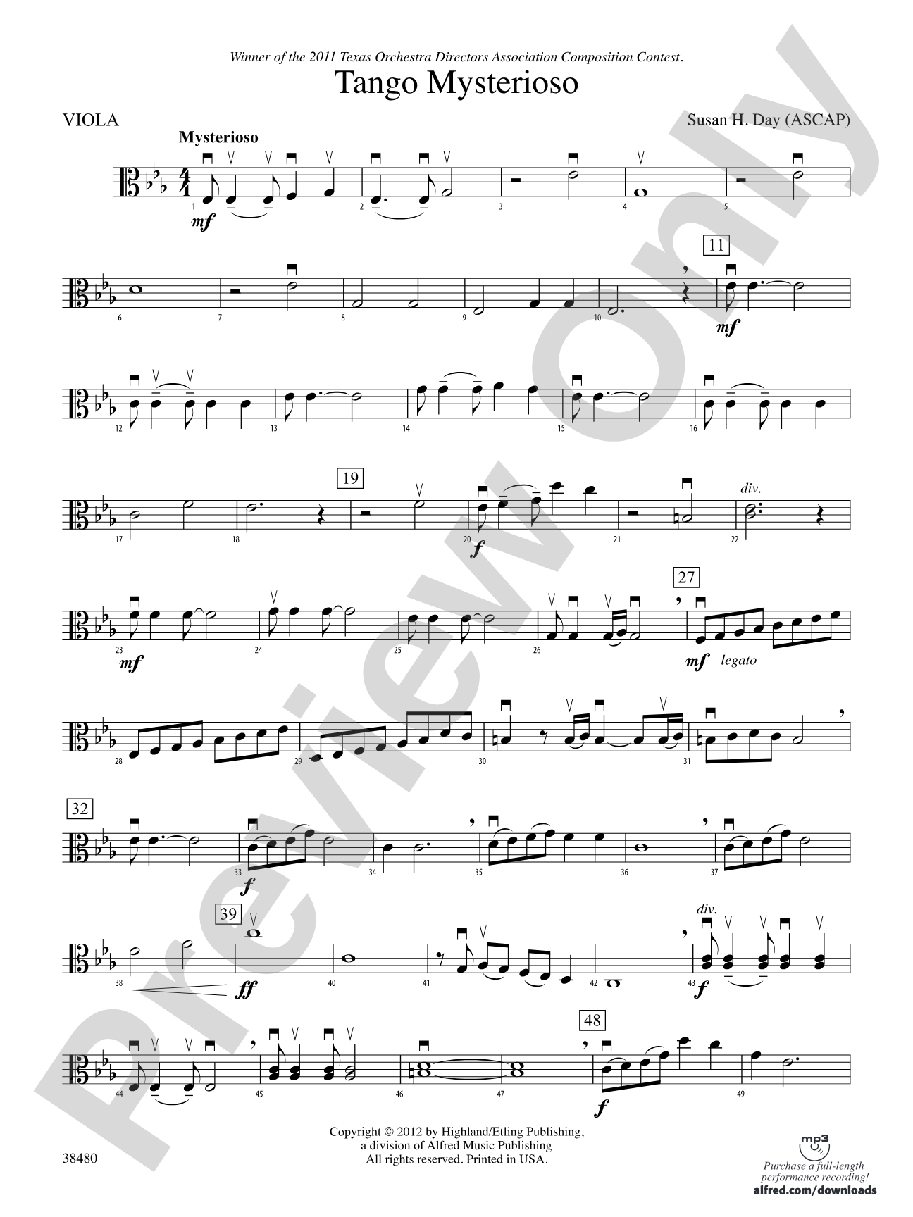 Tango Mysterioso: Viola