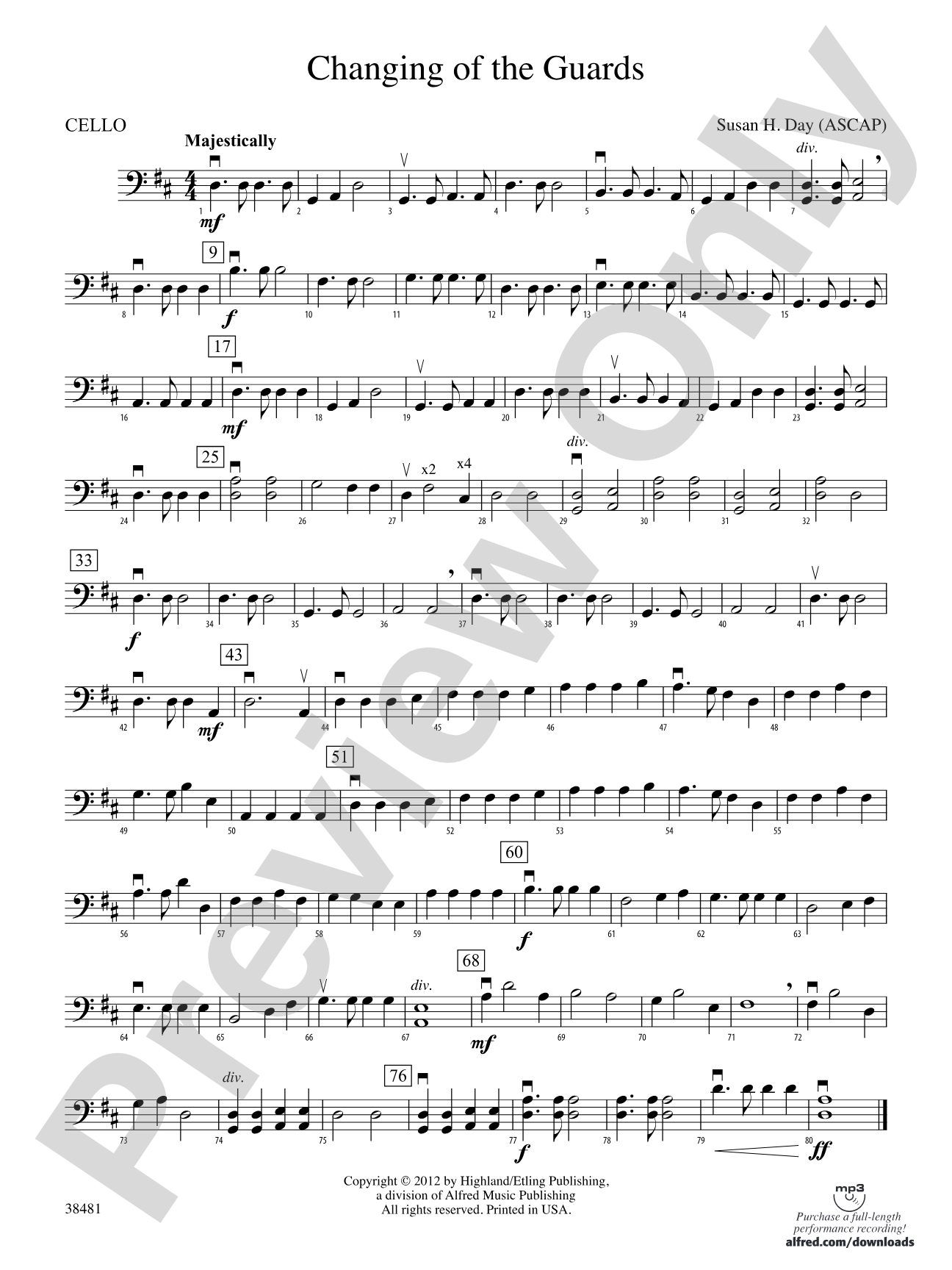 Changing of the Guards: Cello