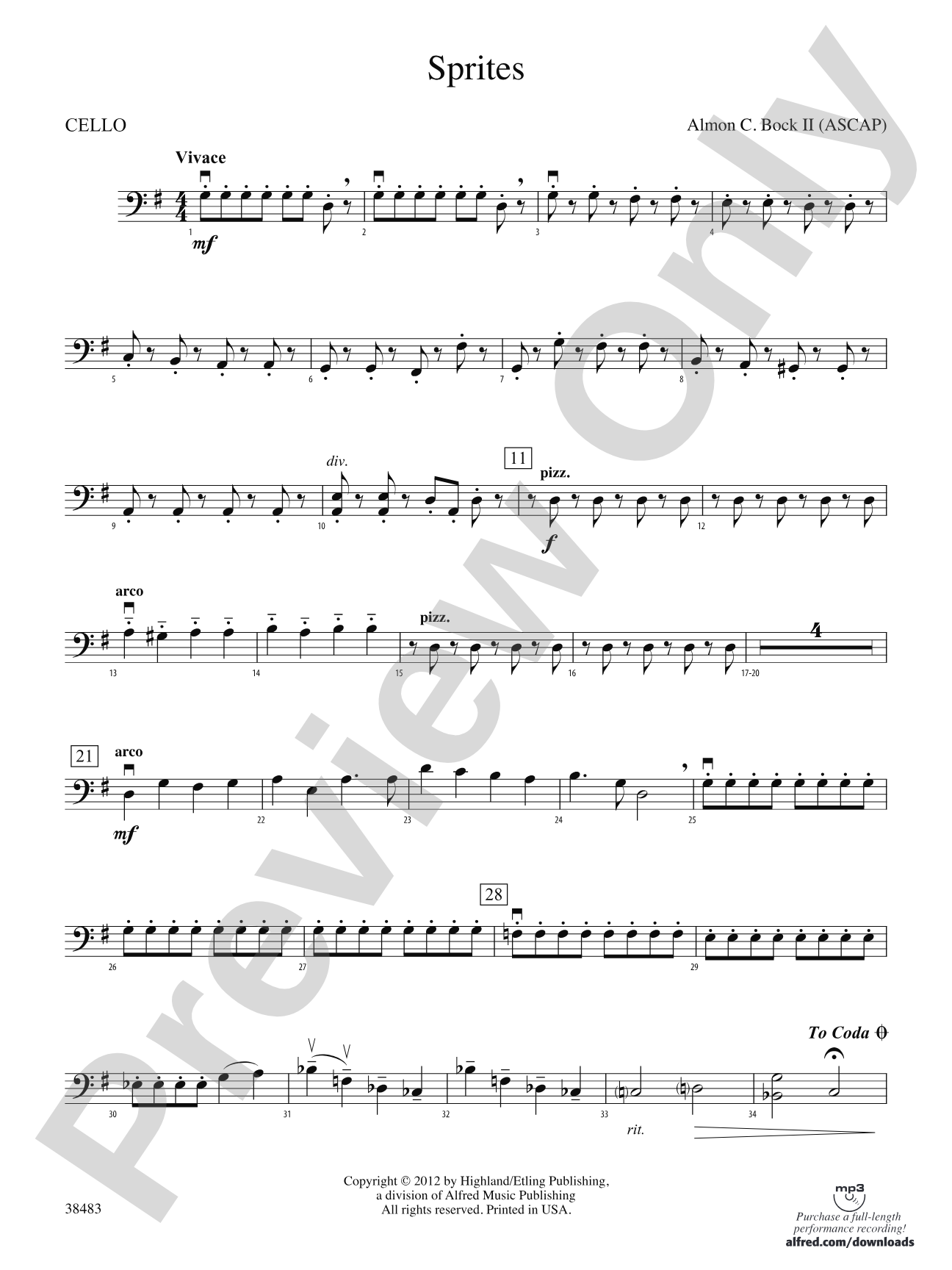 Sprites: Cello