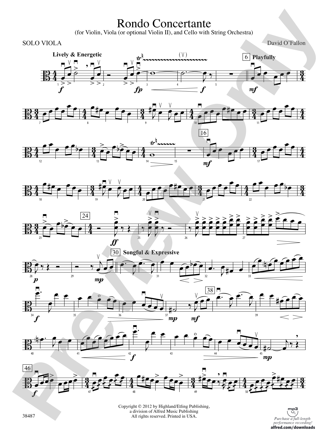 Rondo Concertante: SVA1