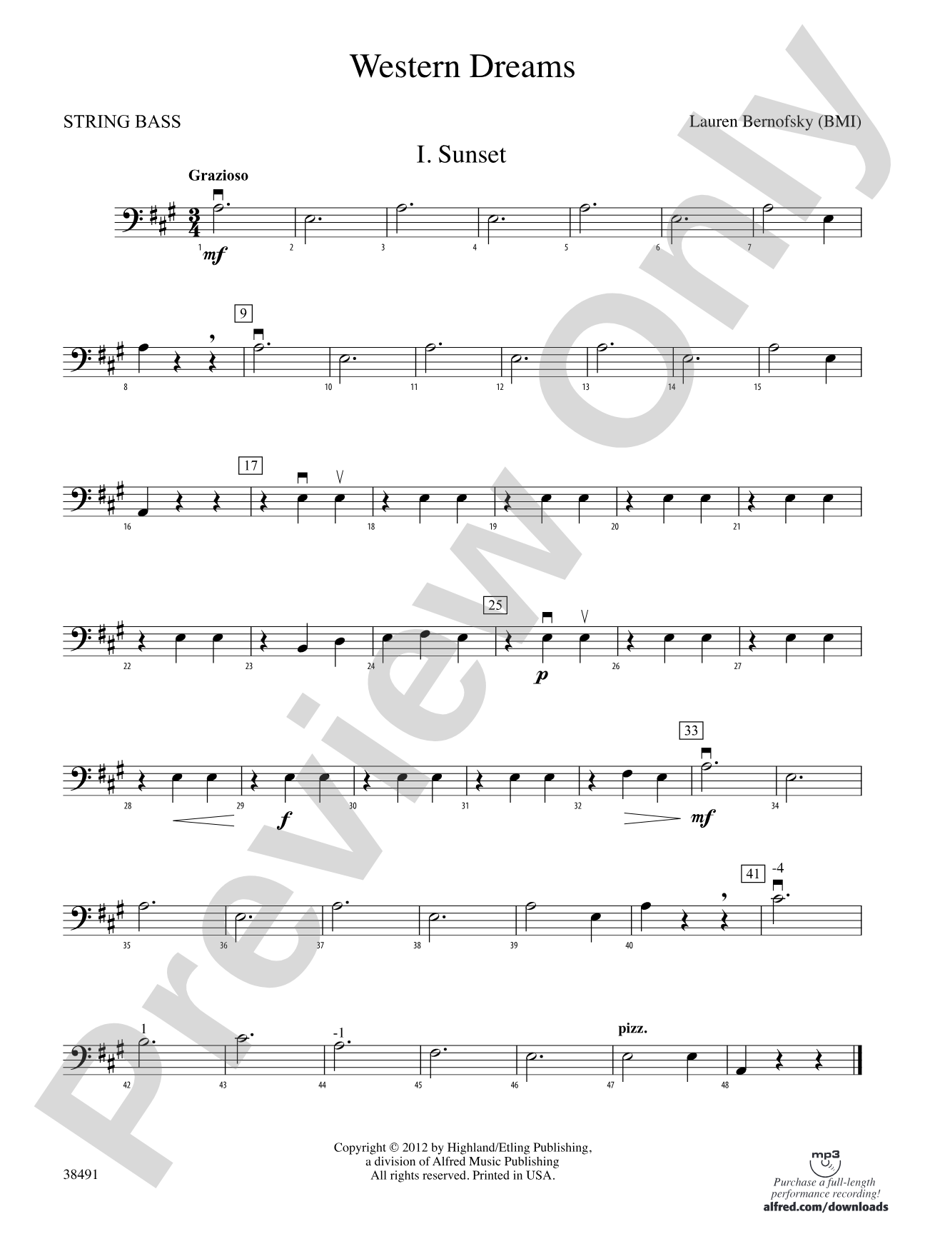 Western Dreams: String Bass