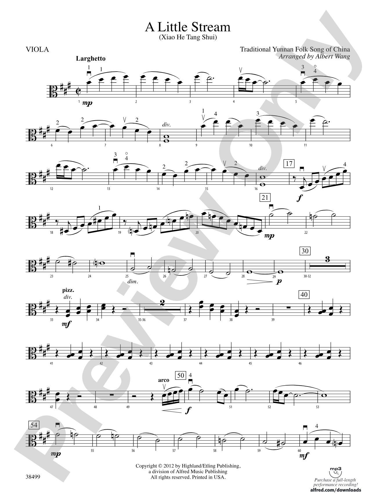 A Little Stream: Viola
