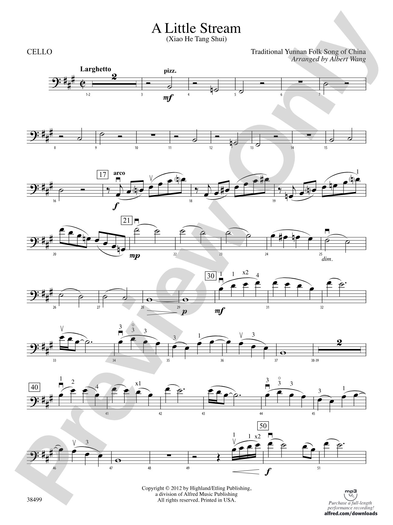A Little Stream: Cello