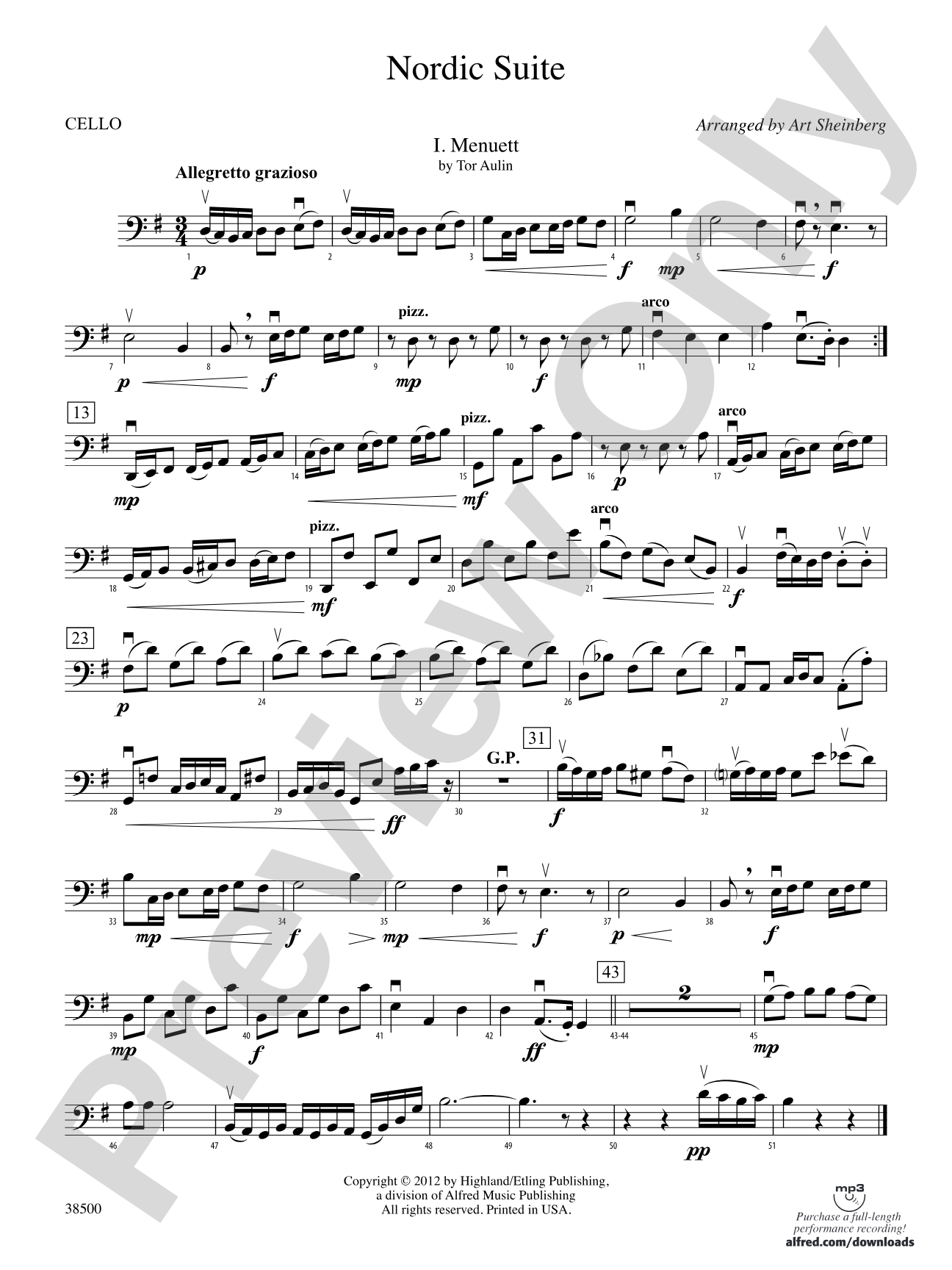Nordic Suite: Cello