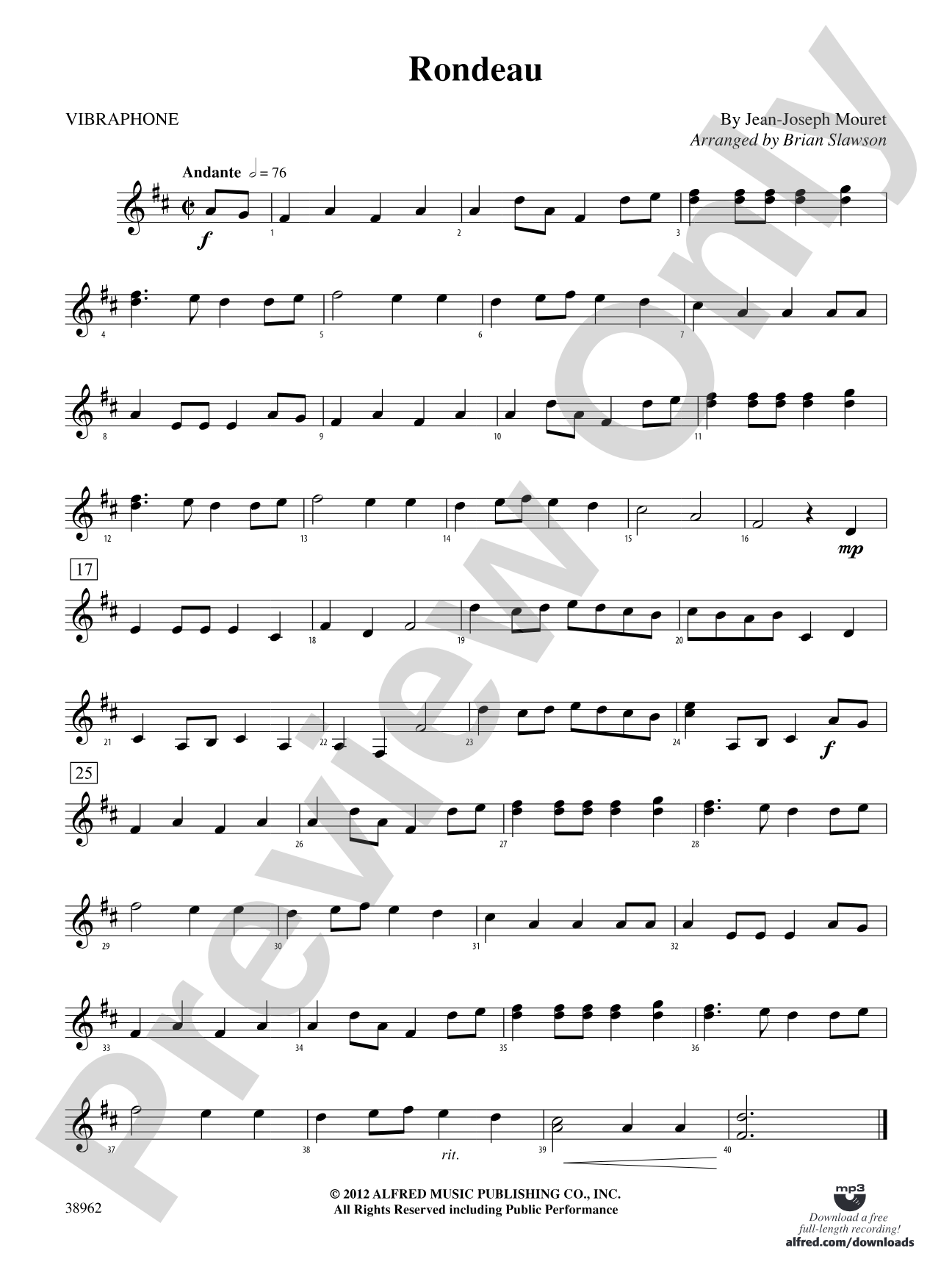 Classic Mallet Trios, Volume 2: Vibraphone