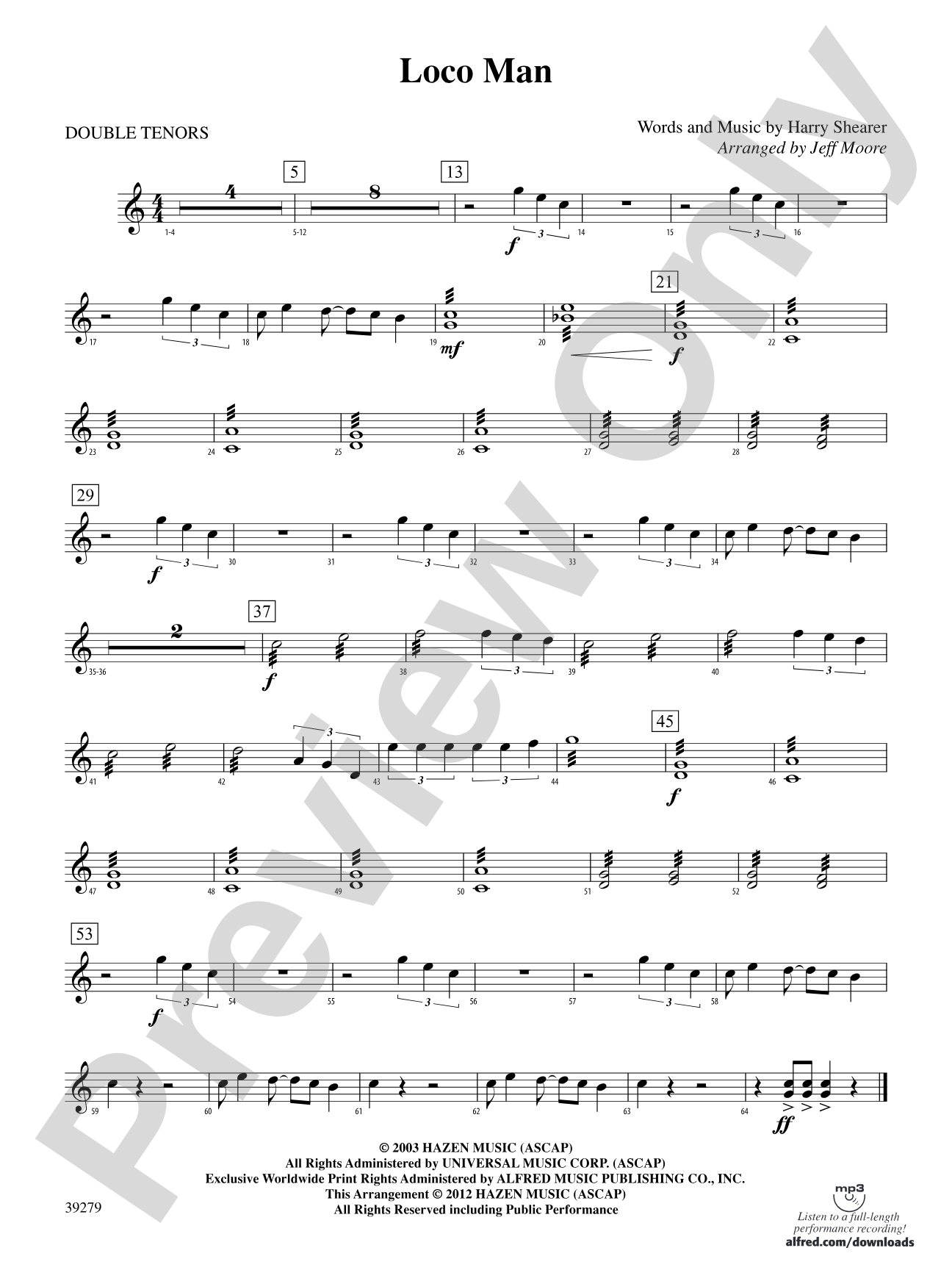 Loco Man: 2nd Percussion