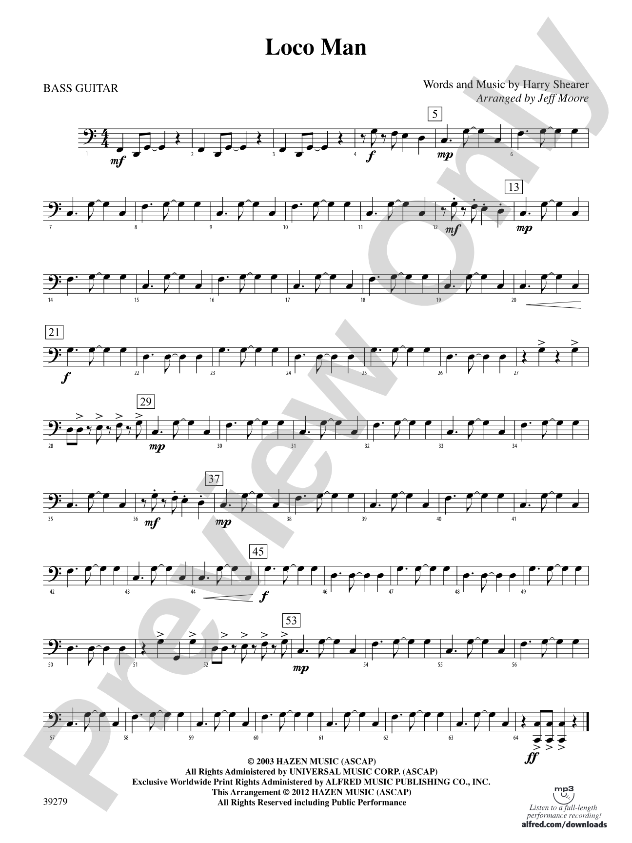Loco Man: String Bass