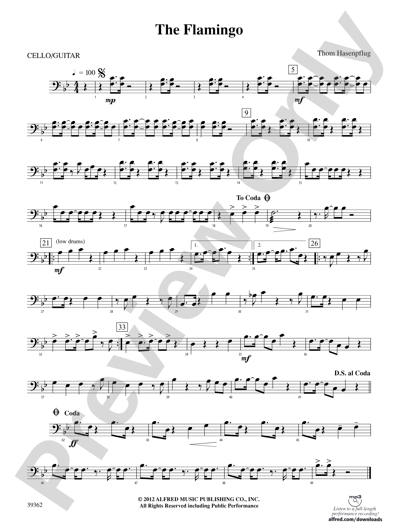 The Flamingo: Cello