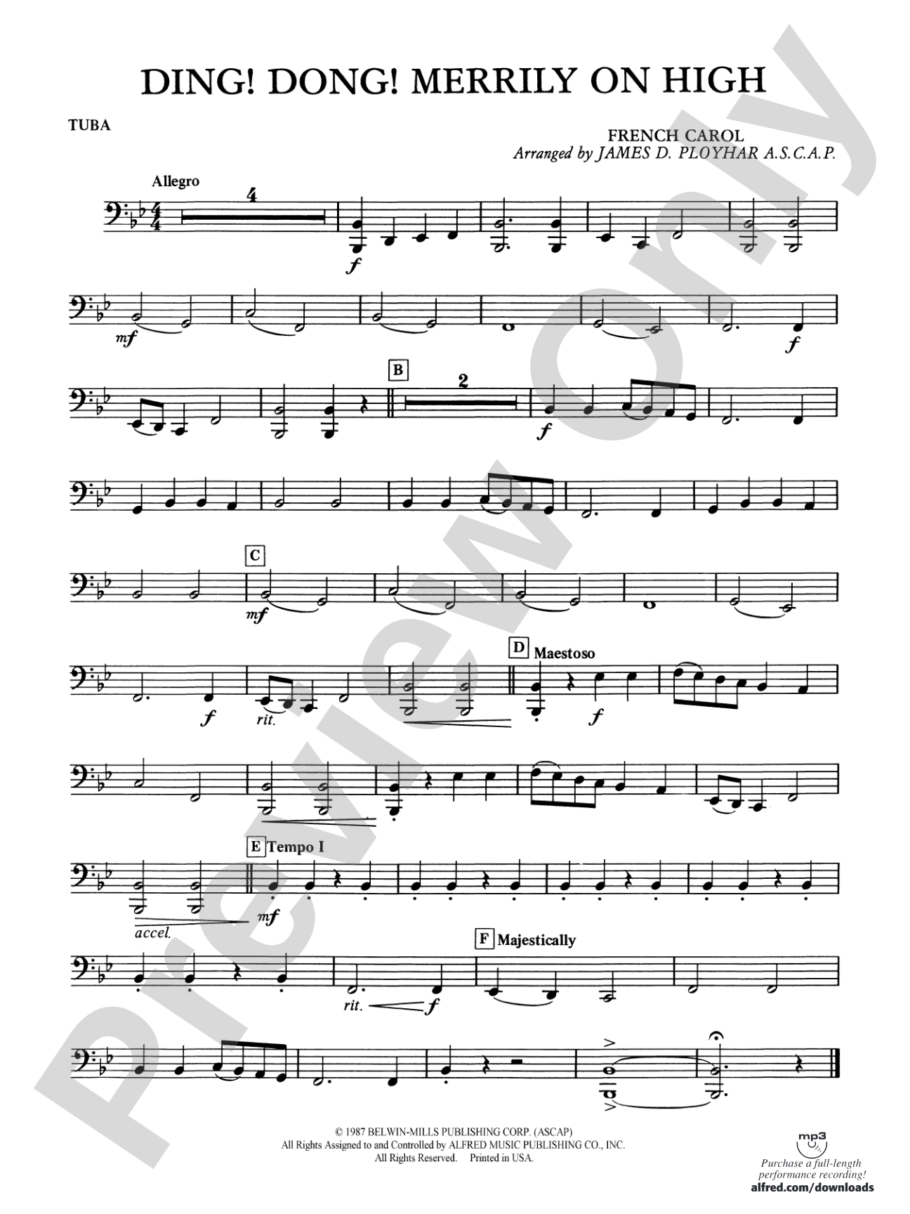 Ding! Dong! Merrily on High: Tuba
