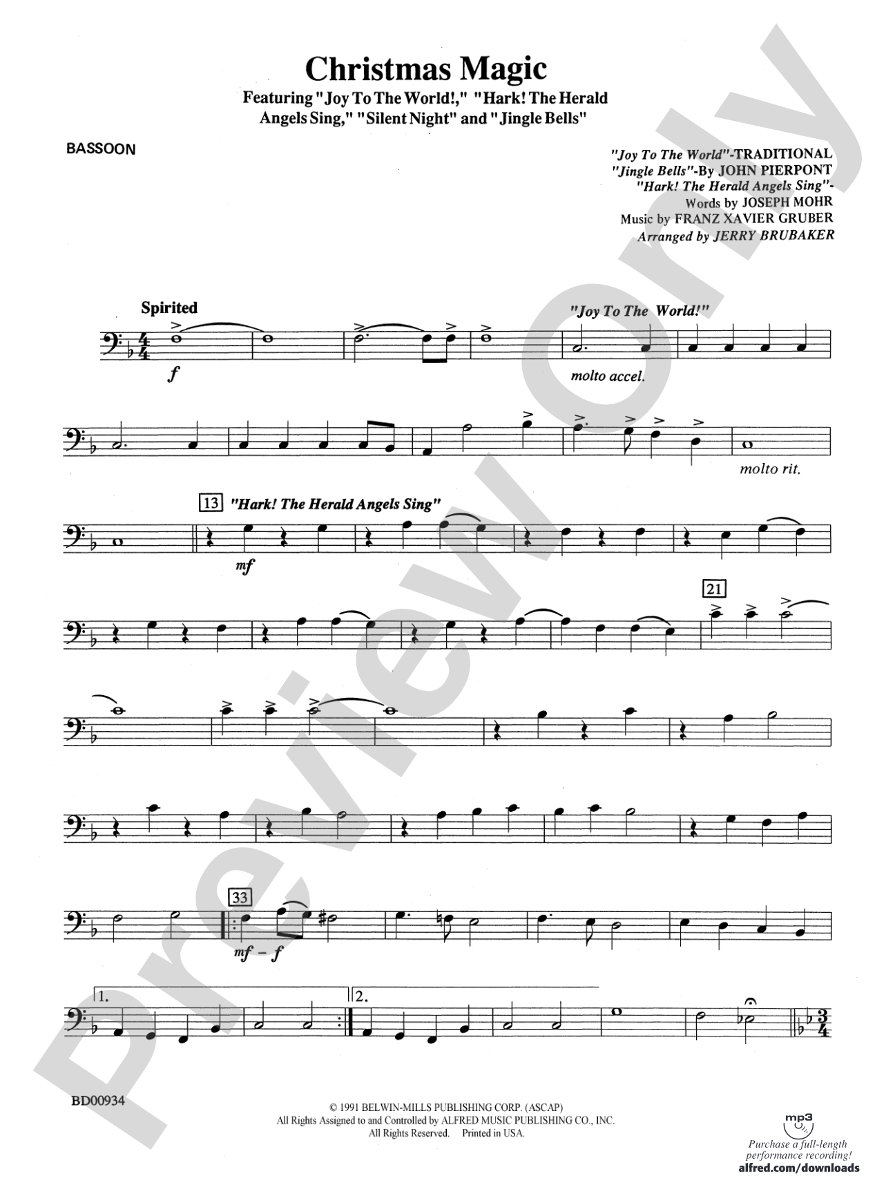 Christmas Magic: Bassoon