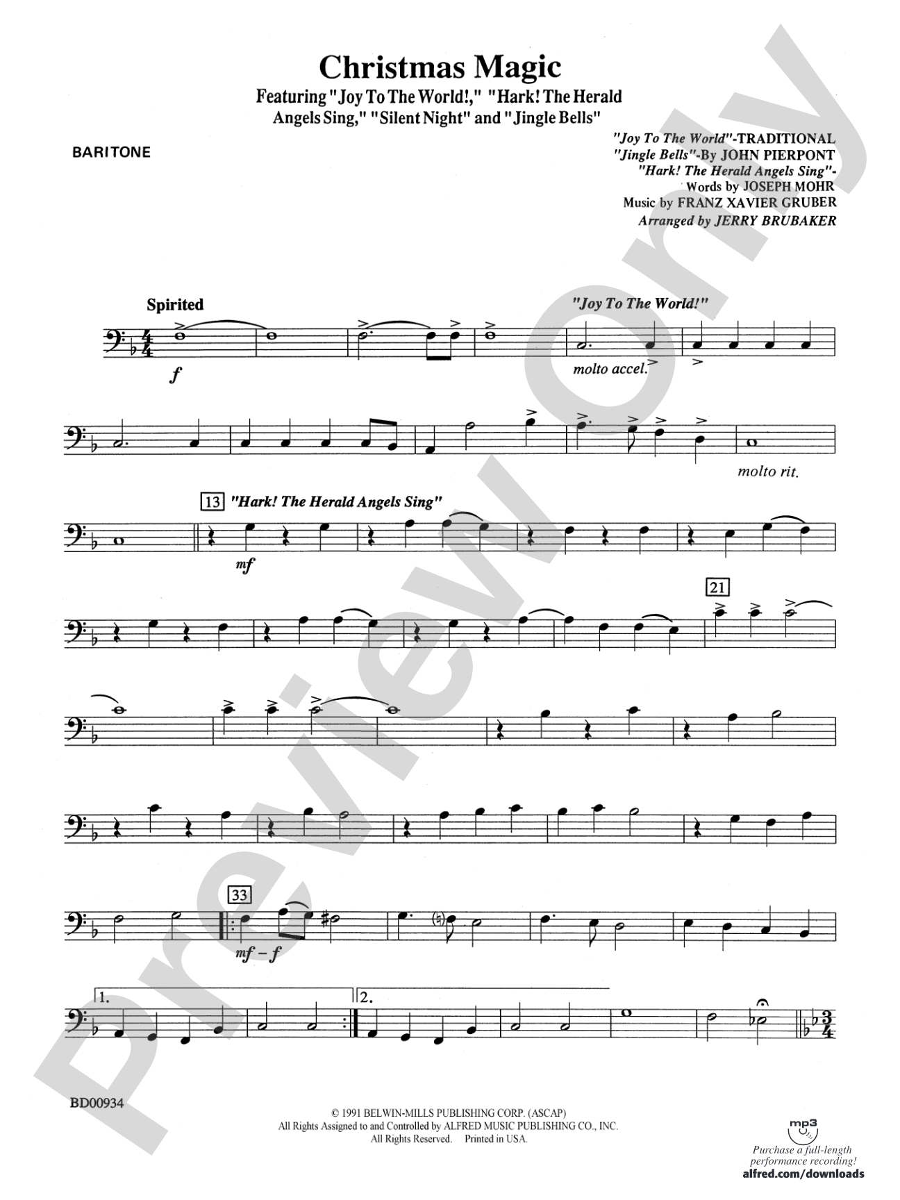 Christmas Magic: Baritone B.C.