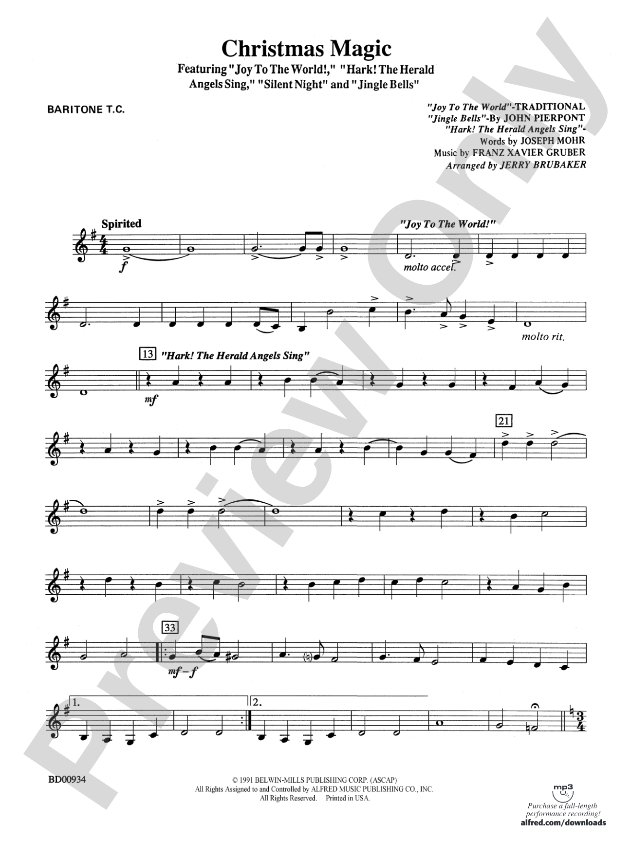 Christmas Magic: Baritone T.C.