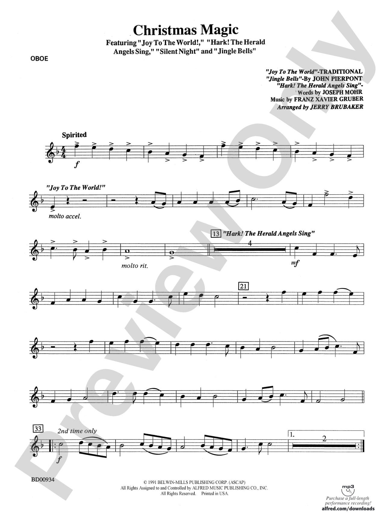 Christmas Magic: Oboe