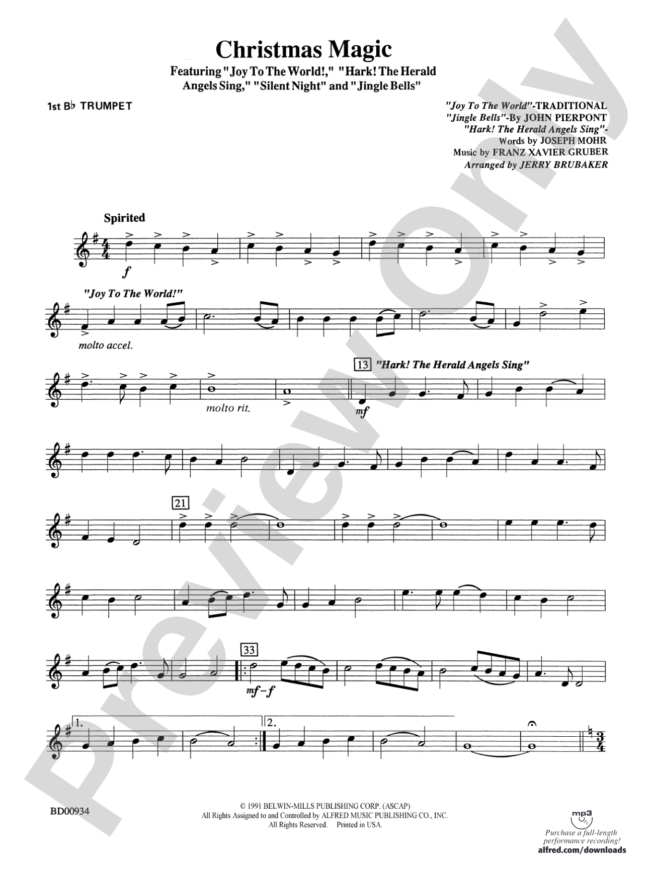 Christmas Magic: 1st B-flat Trumpet