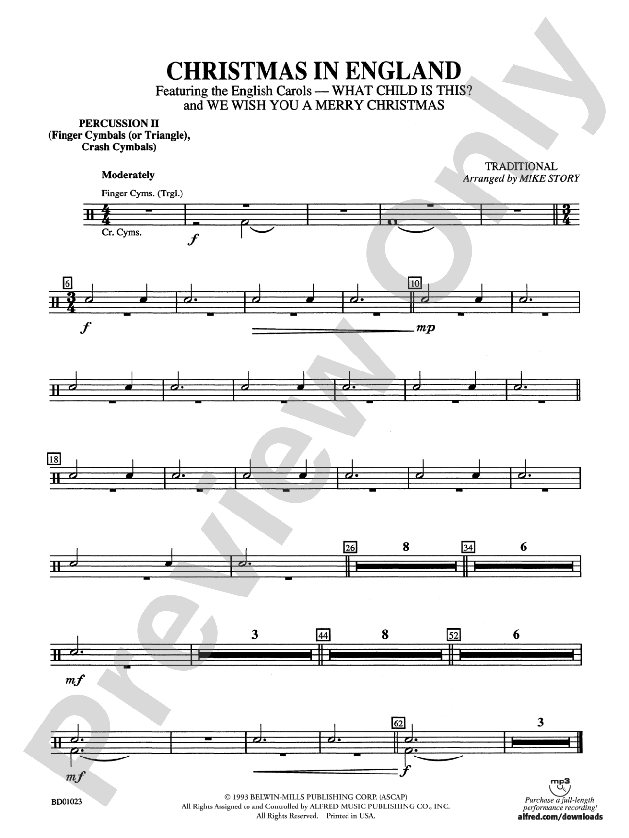Christmas in England: 2nd Percussion