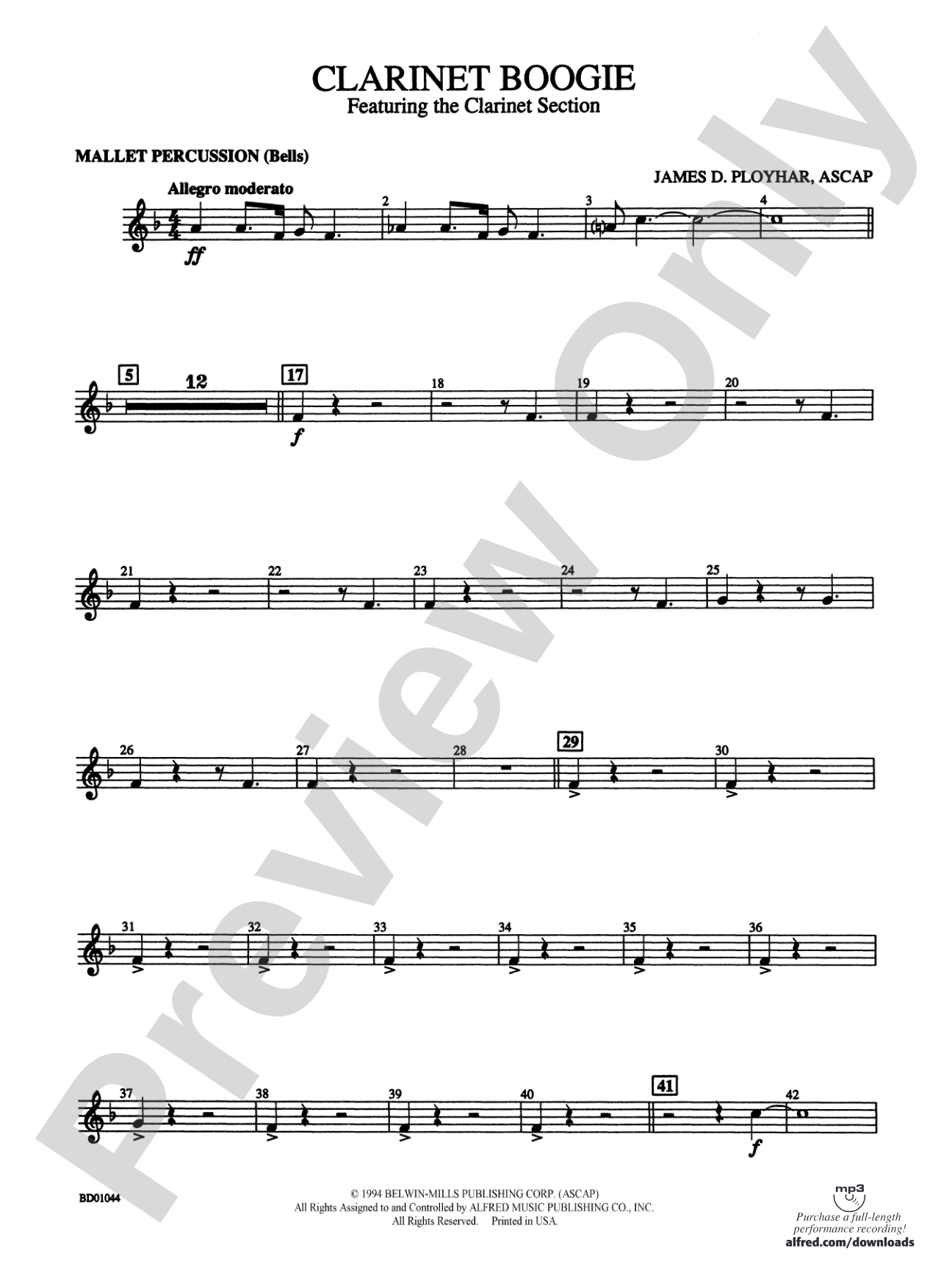 Clarinet Boogie: Mallets