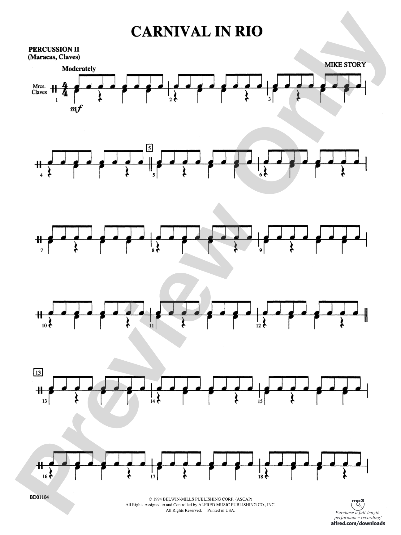 Carnival in Rio: 2nd Percussion