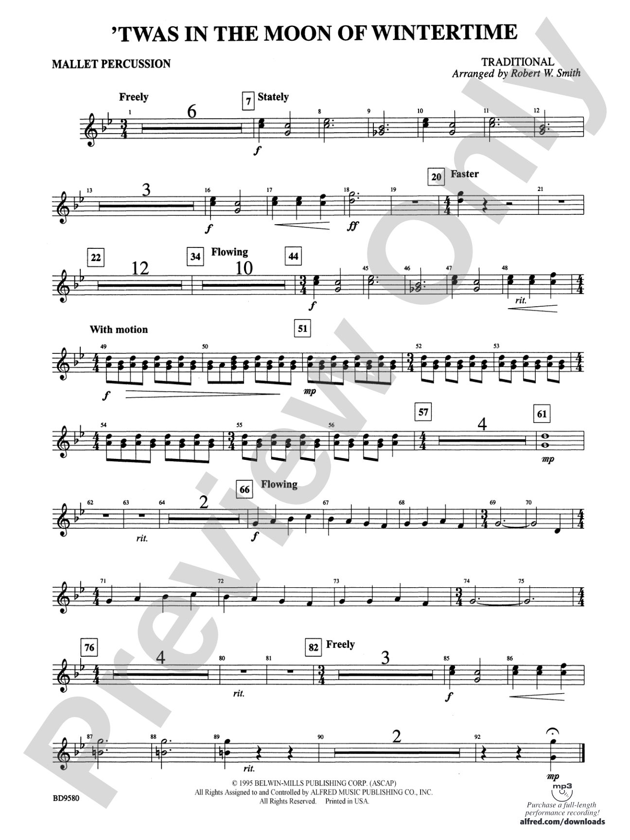 Twas in the Moon of Wintertime: Mallets