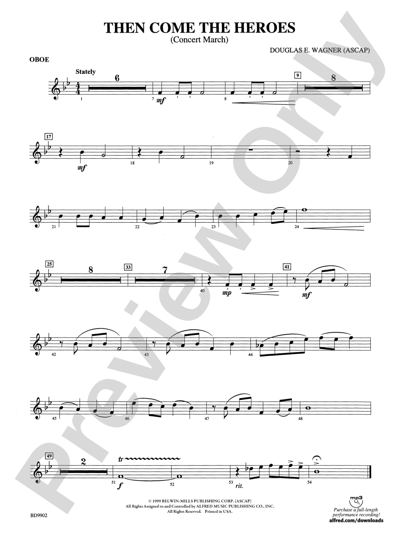 Then Come the Heroes: Oboe