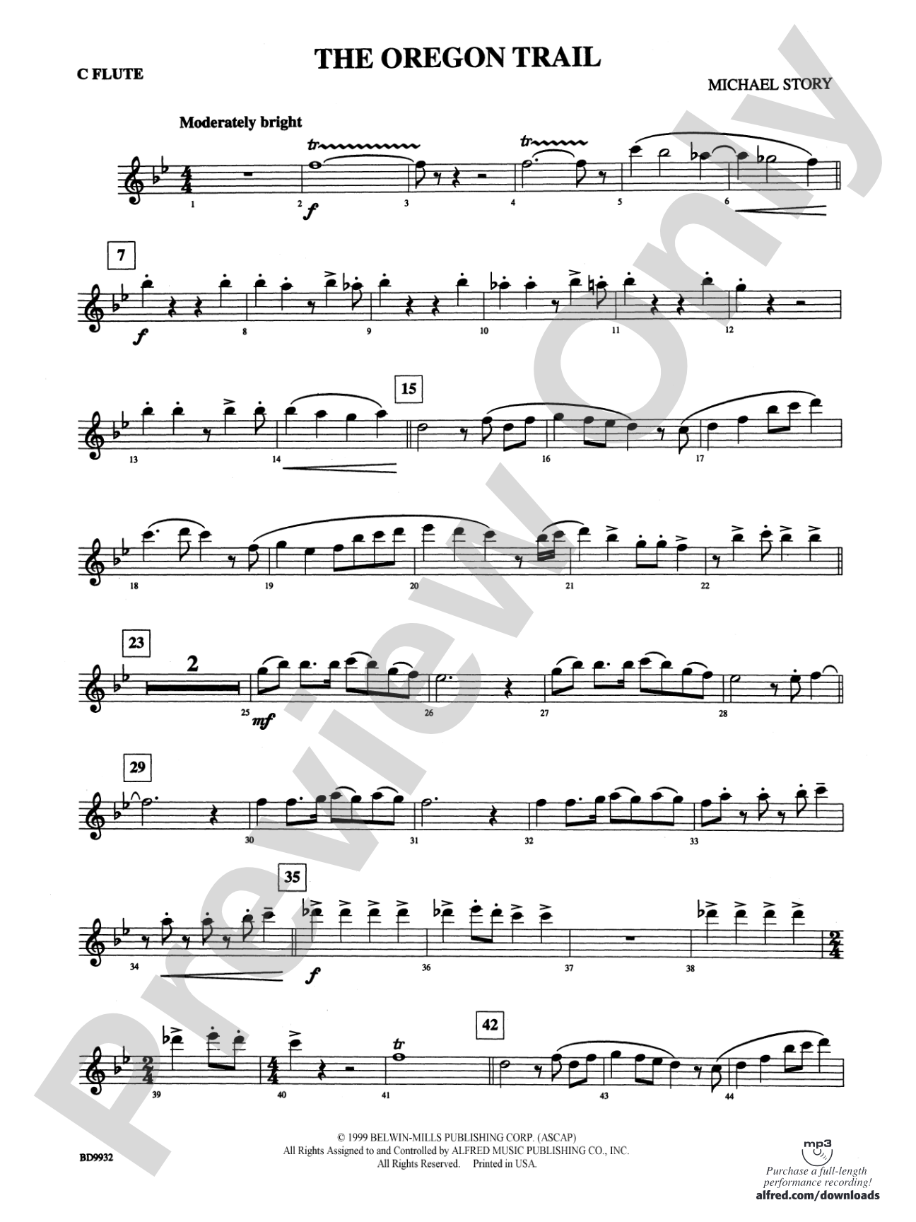 The Oregon Trail: Flute