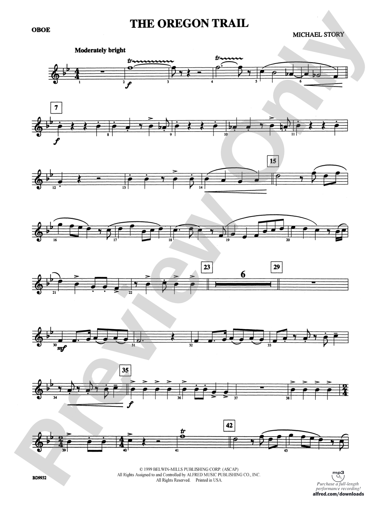The Oregon Trail: Oboe