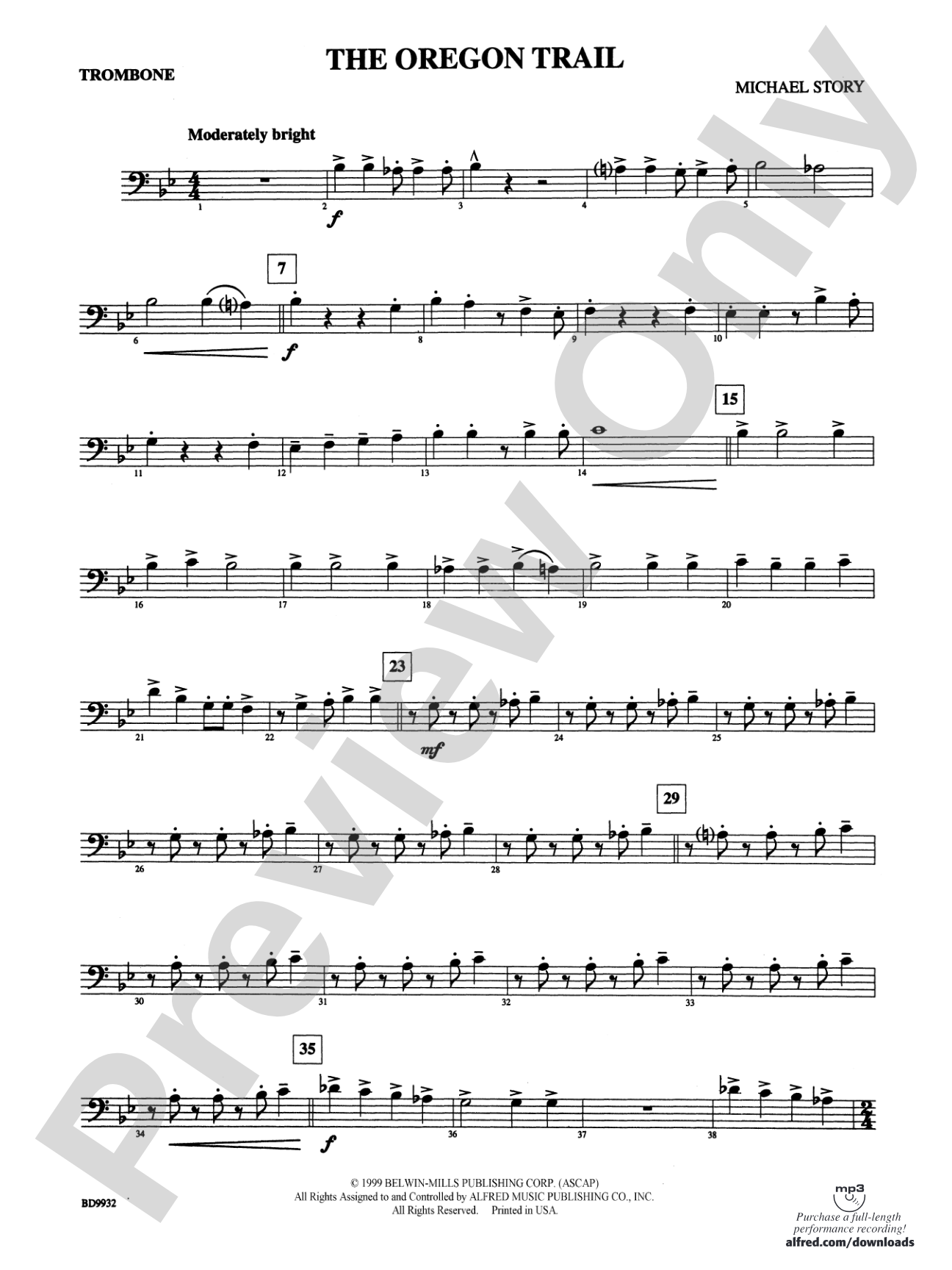 The Oregon Trail: 1st Trombone