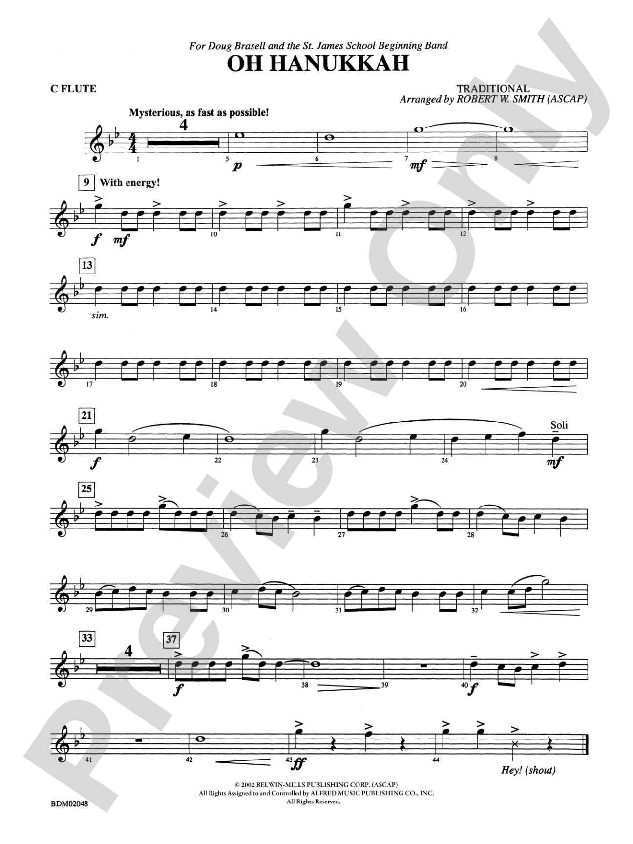 Oh Hanukkah: Flute