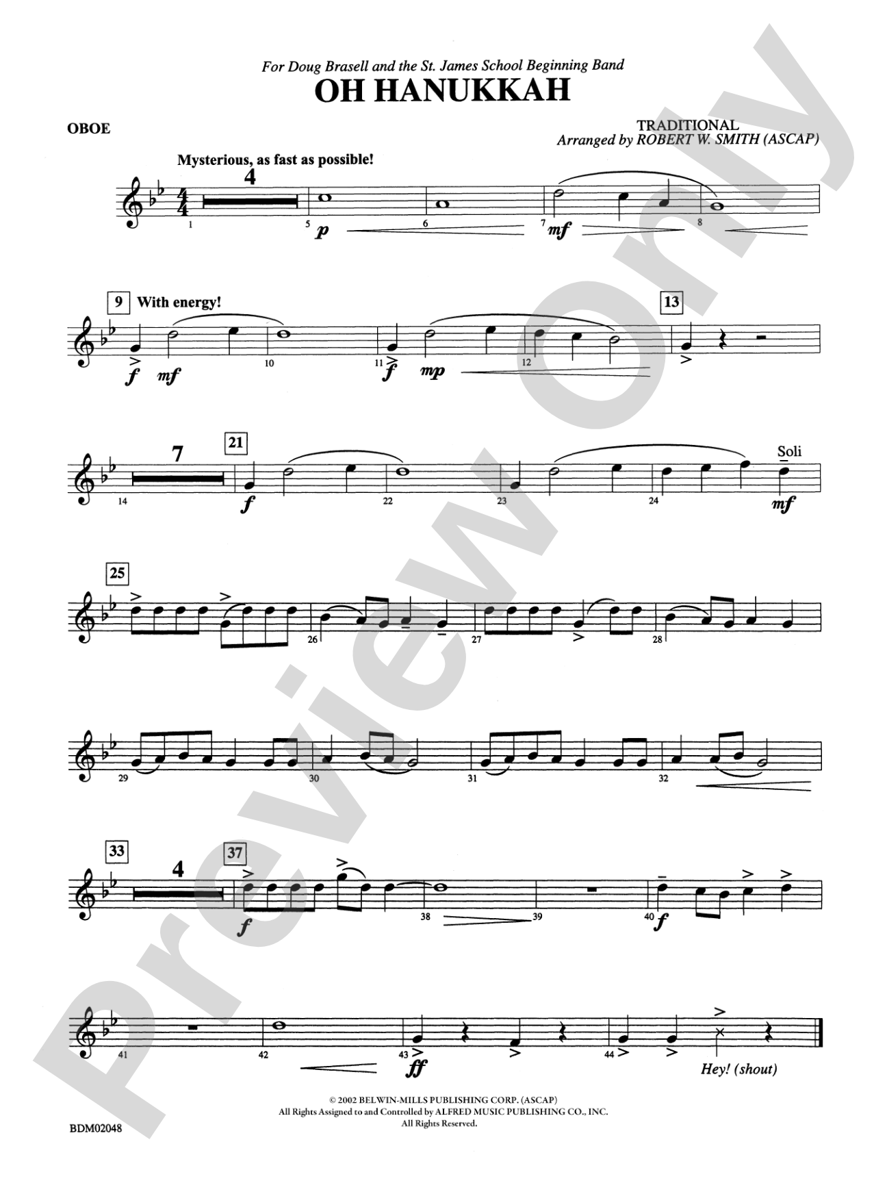 Oh Hanukkah: Oboe