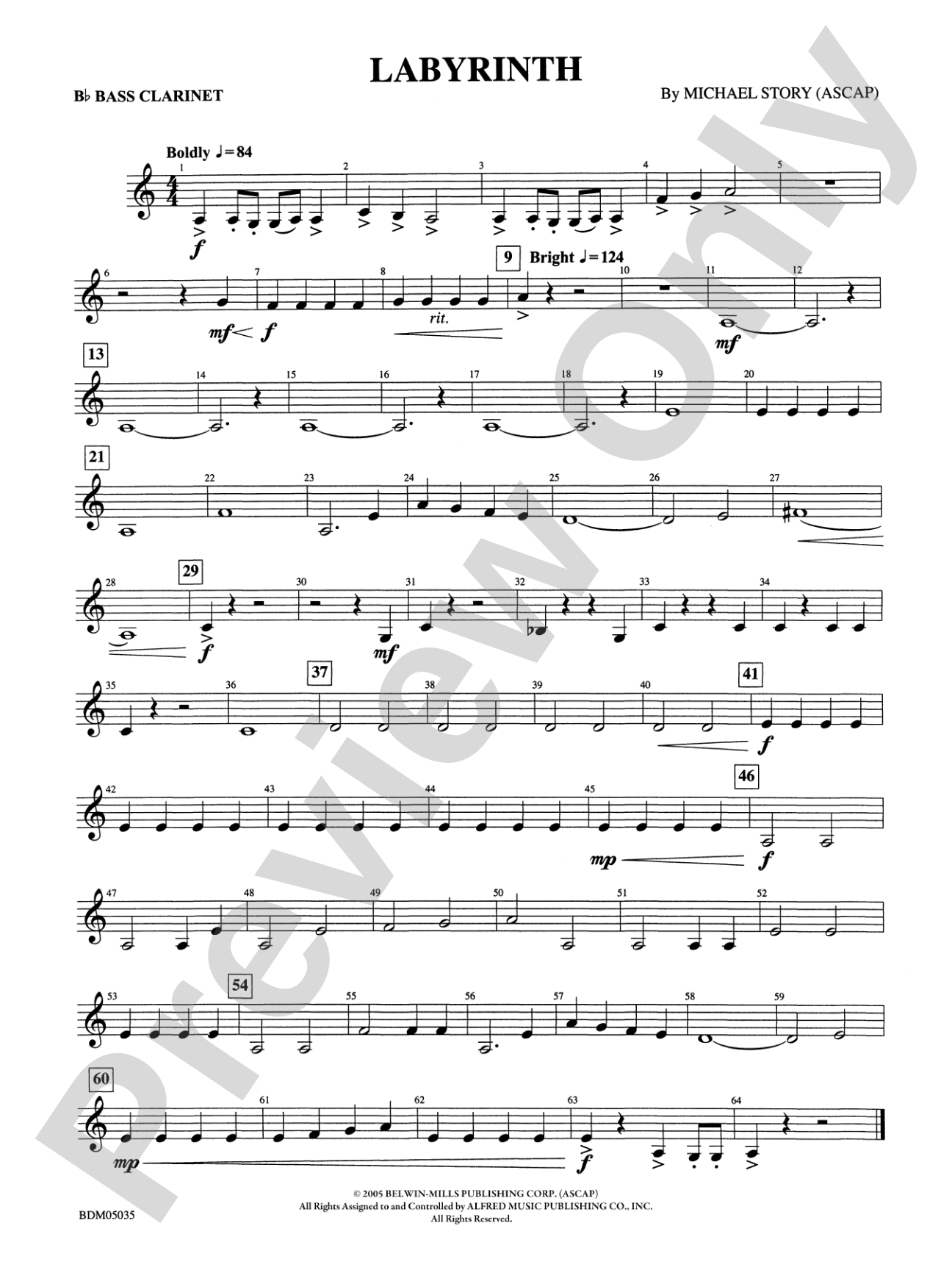 Labyrinth: B-flat Bass Clarinet