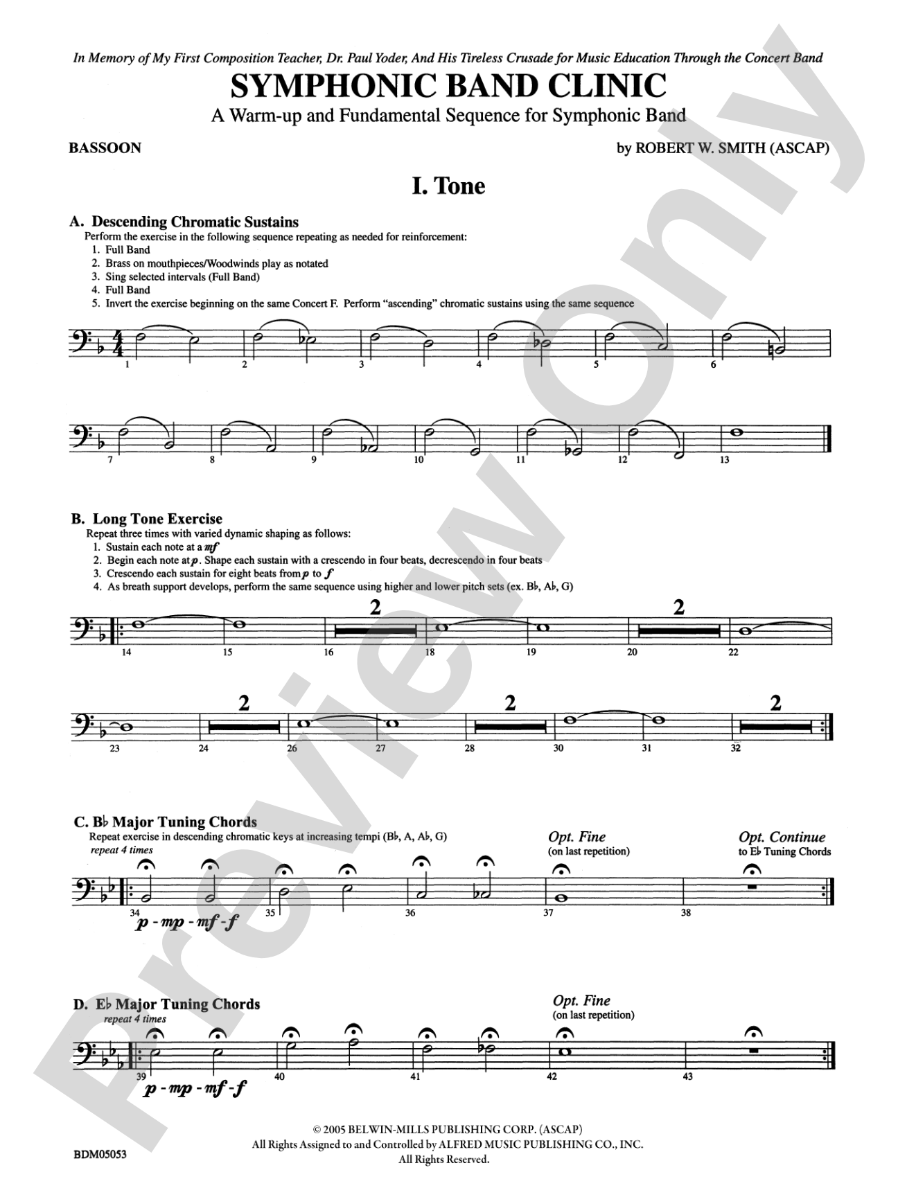 Symphonic Band Clinic: Bassoon