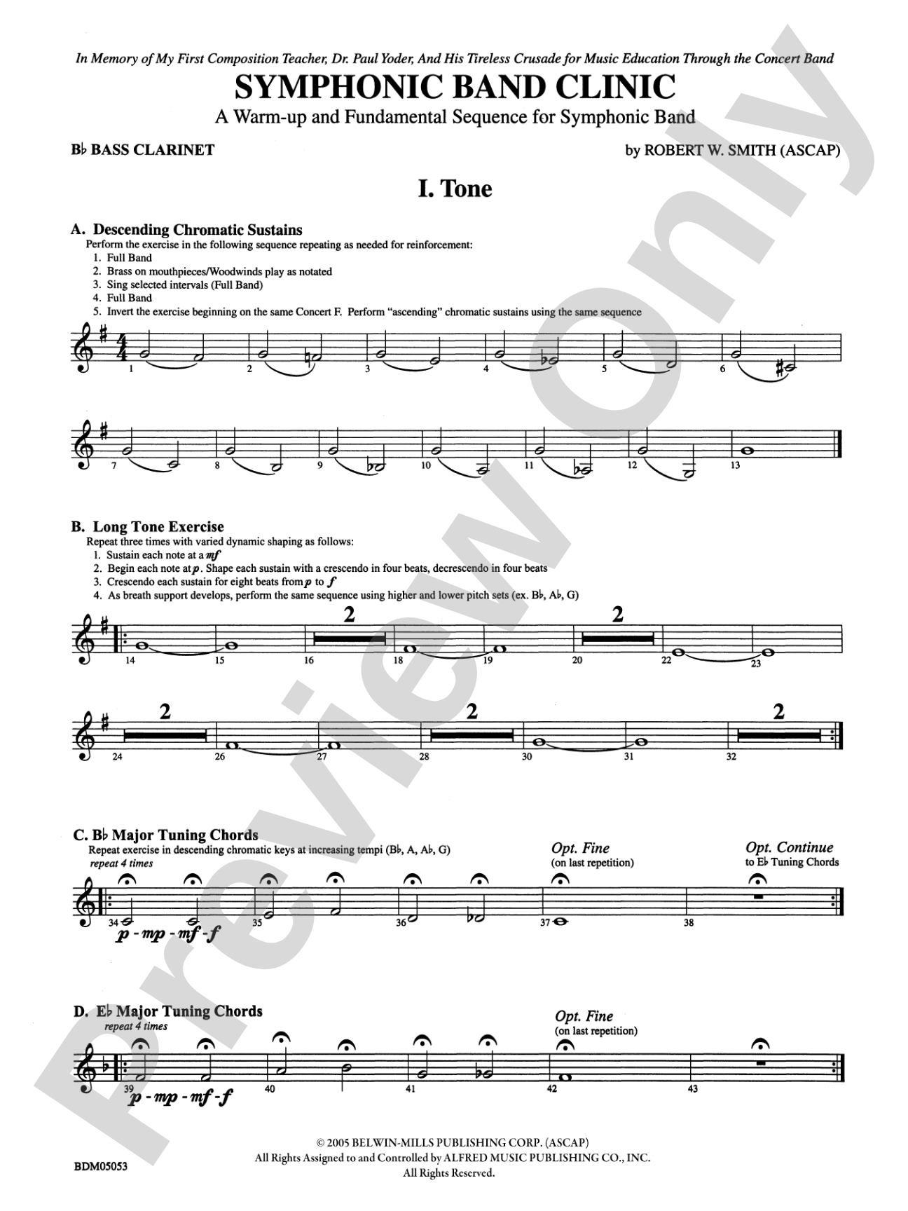 Symphonic Band Clinic: B-flat Bass Clarinet