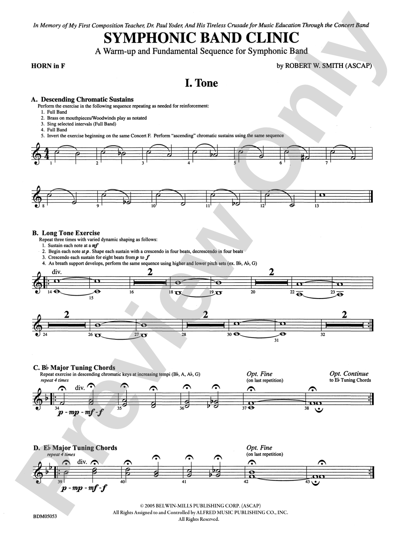 Symphonic Band Clinic: 1st F Horn