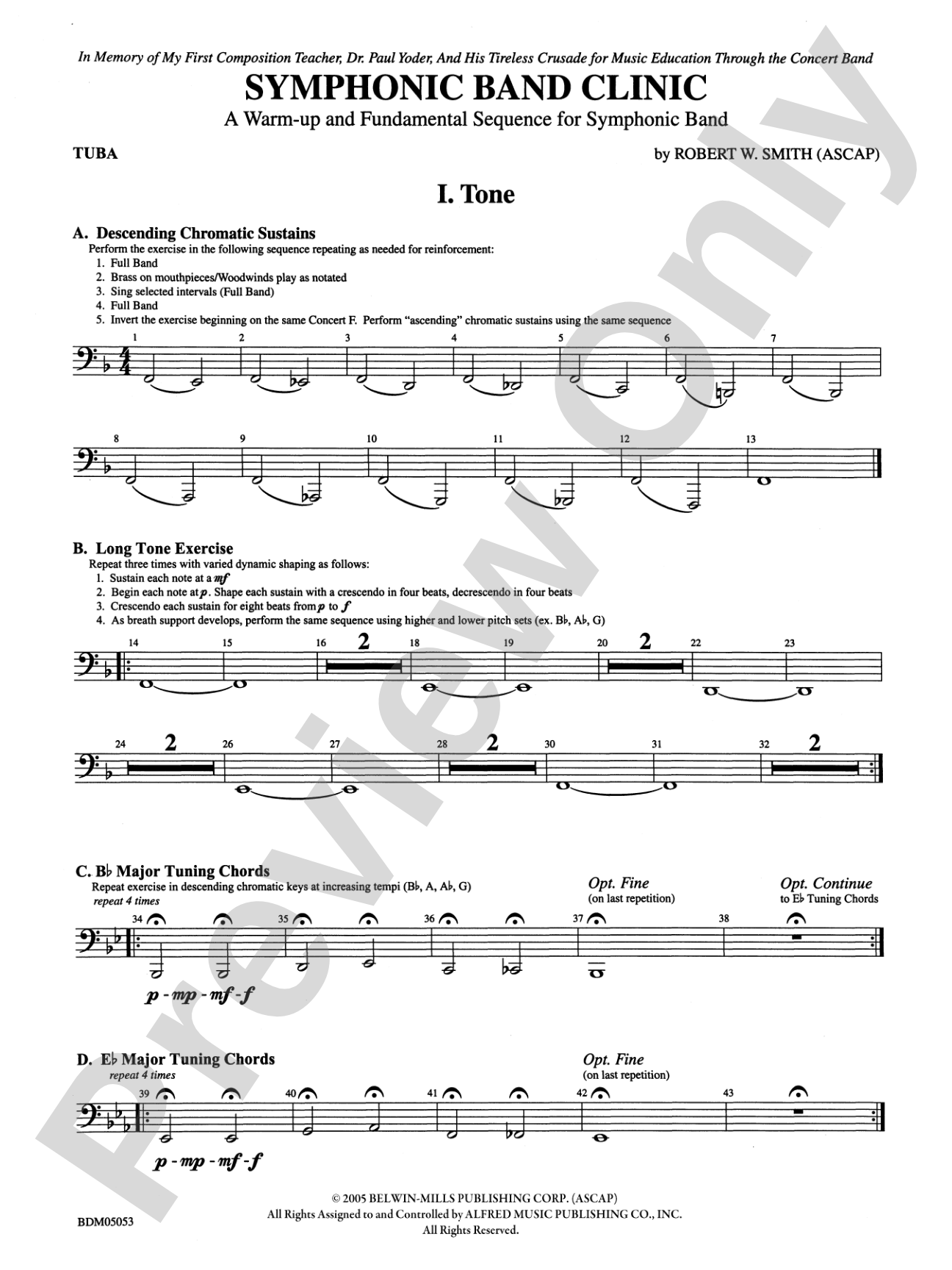 Symphonic Band Clinic: Tuba