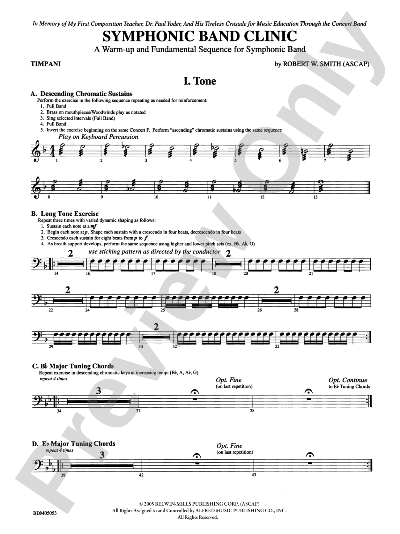 Symphonic Band Clinic: Timpani