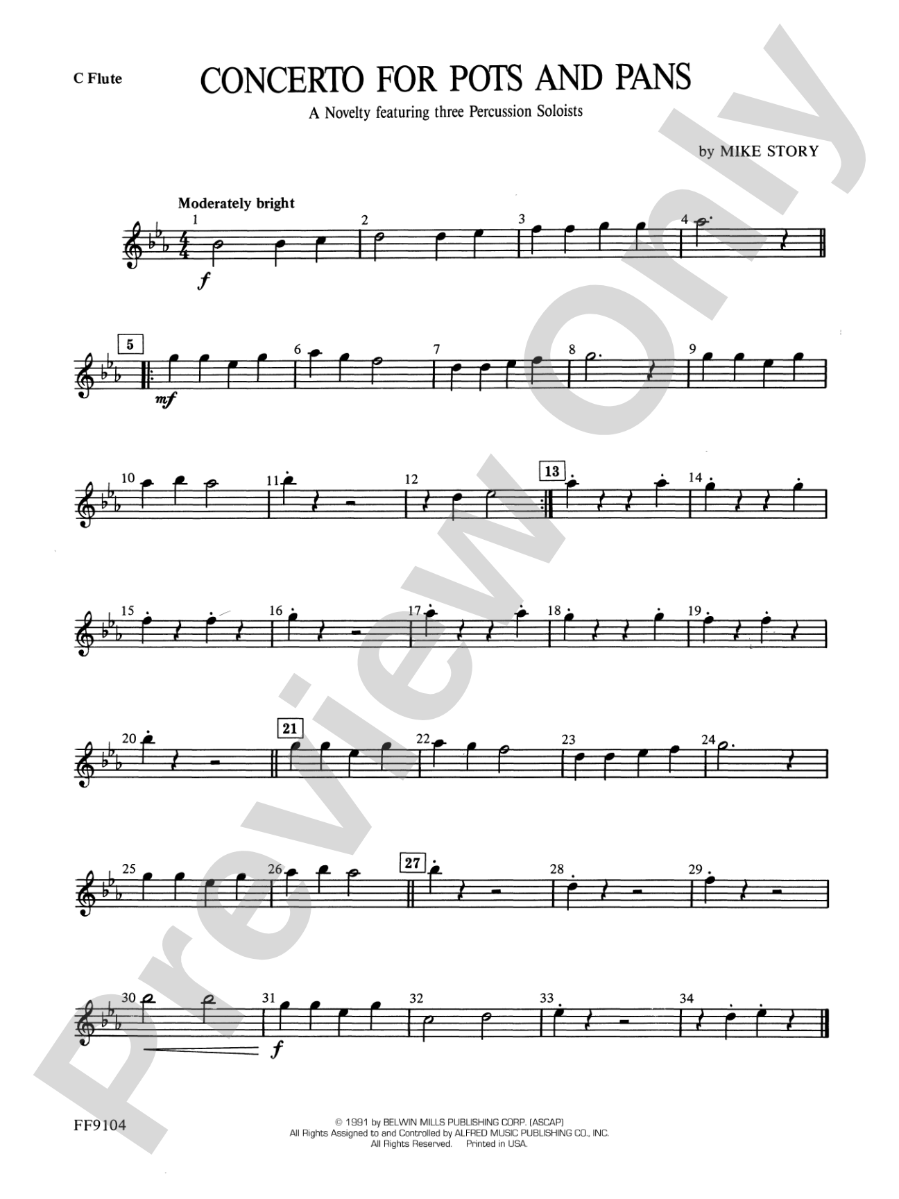 Concerto for Pots and Pans: Flute