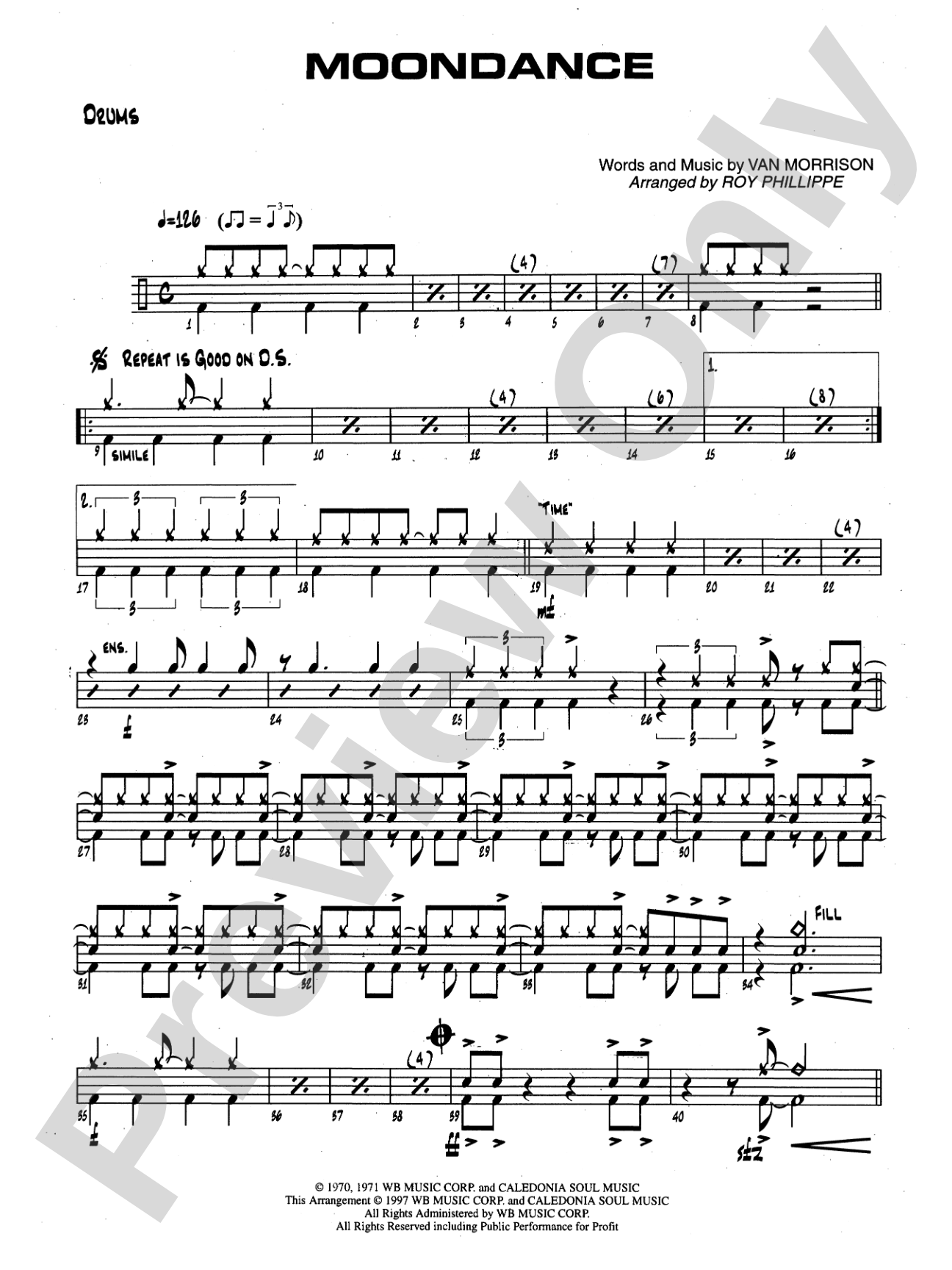 Moondance: Drums