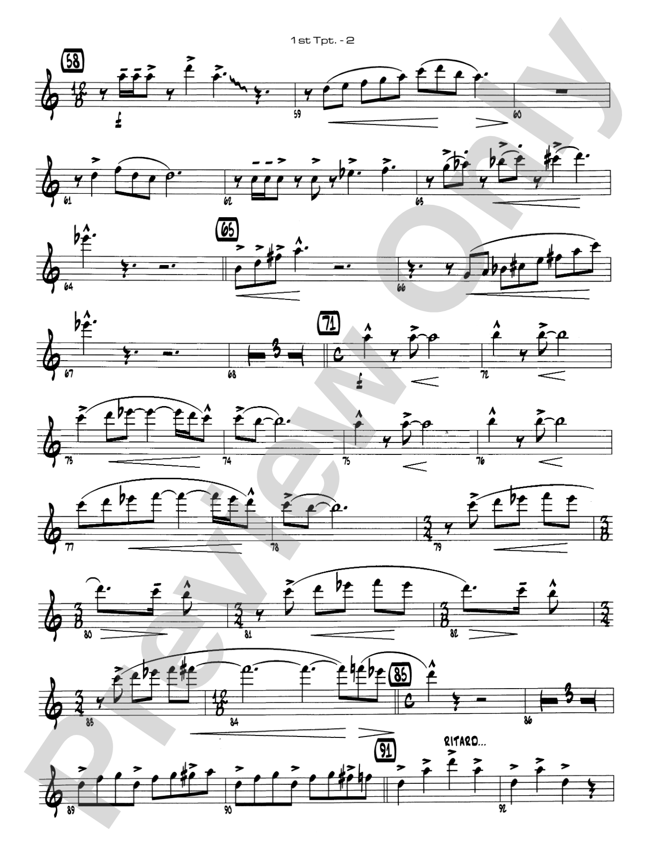 Channel One Suite: 1st B-flat Trumpet