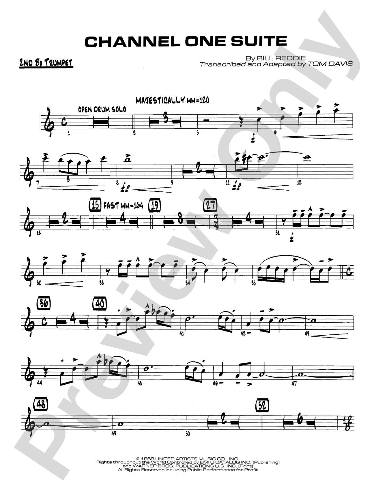 Channel One Suite: 2nd B-flat Trumpet