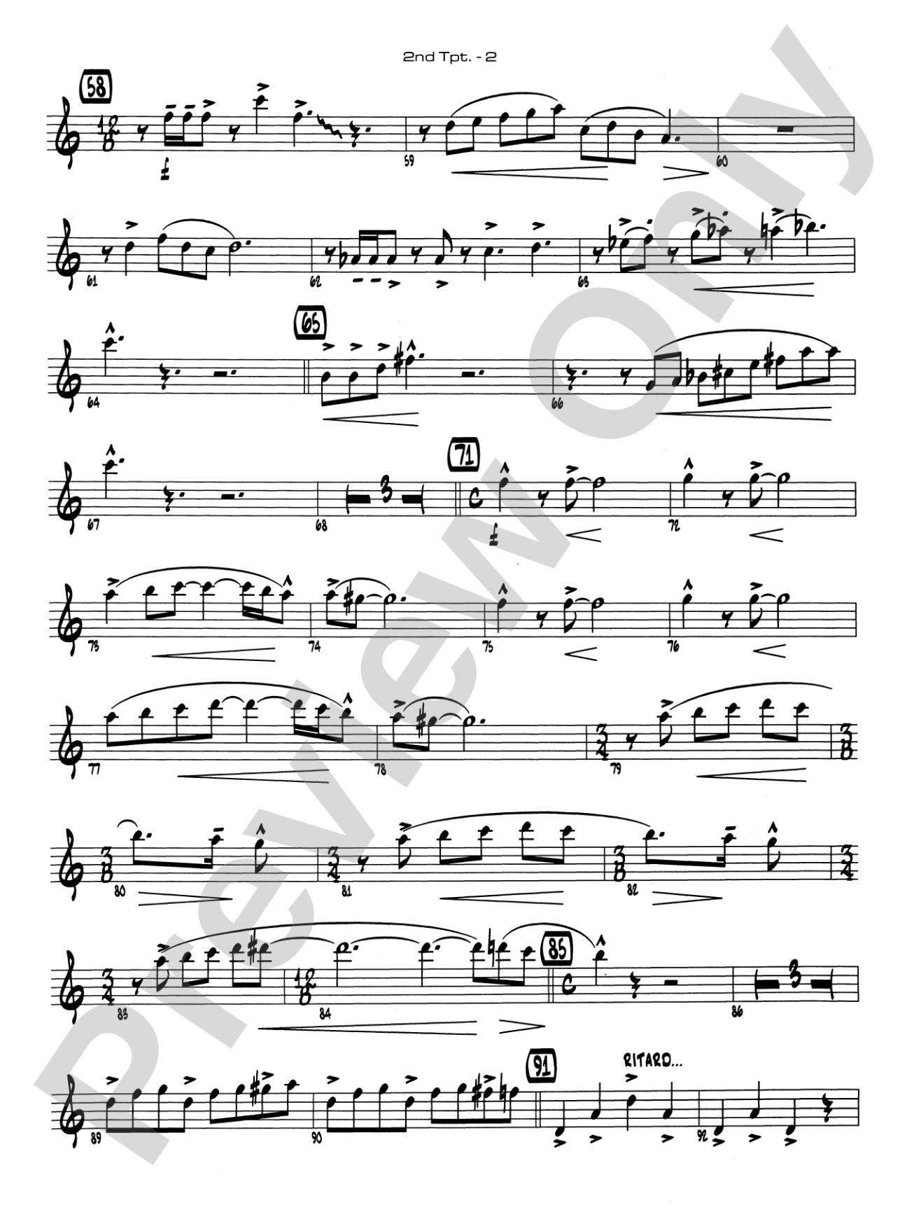 Channel One Suite: 2nd B-flat Trumpet