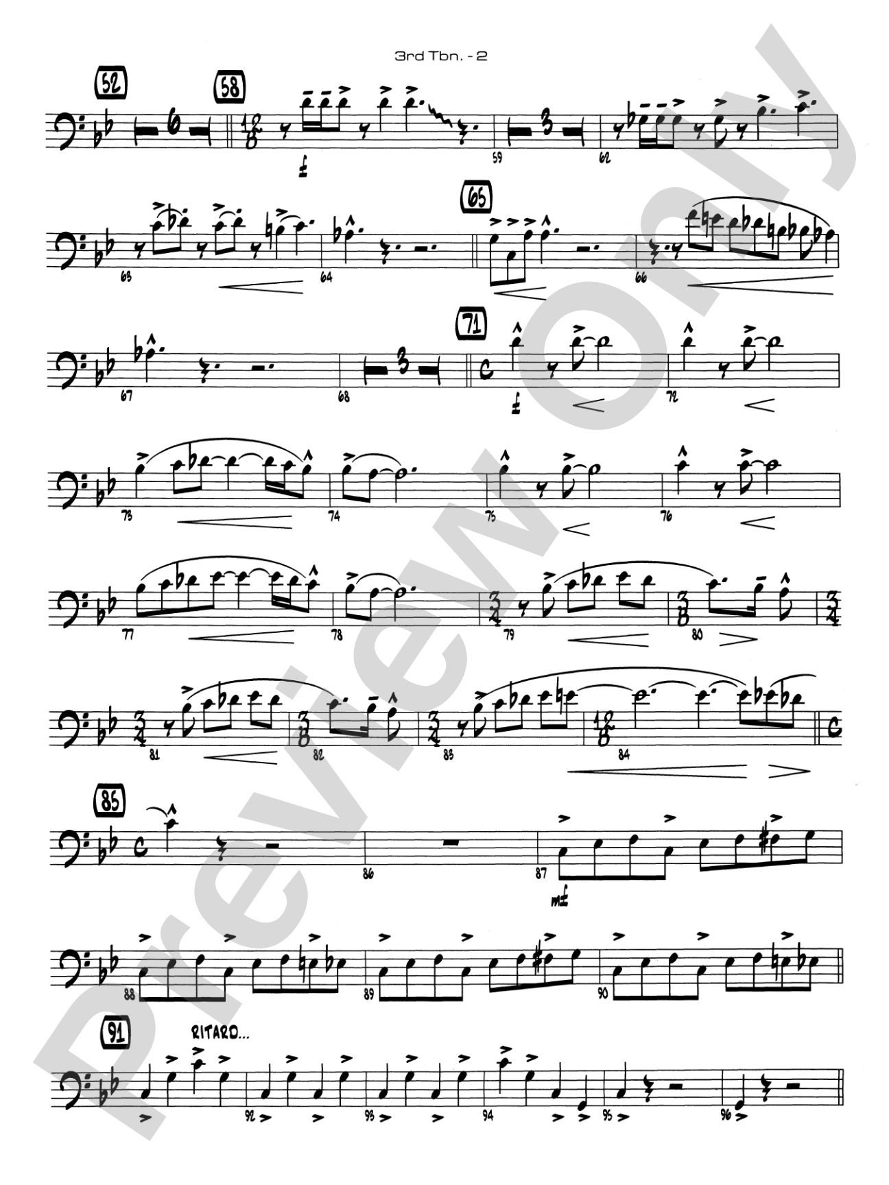 Channel One Suite: 3rd Trombone